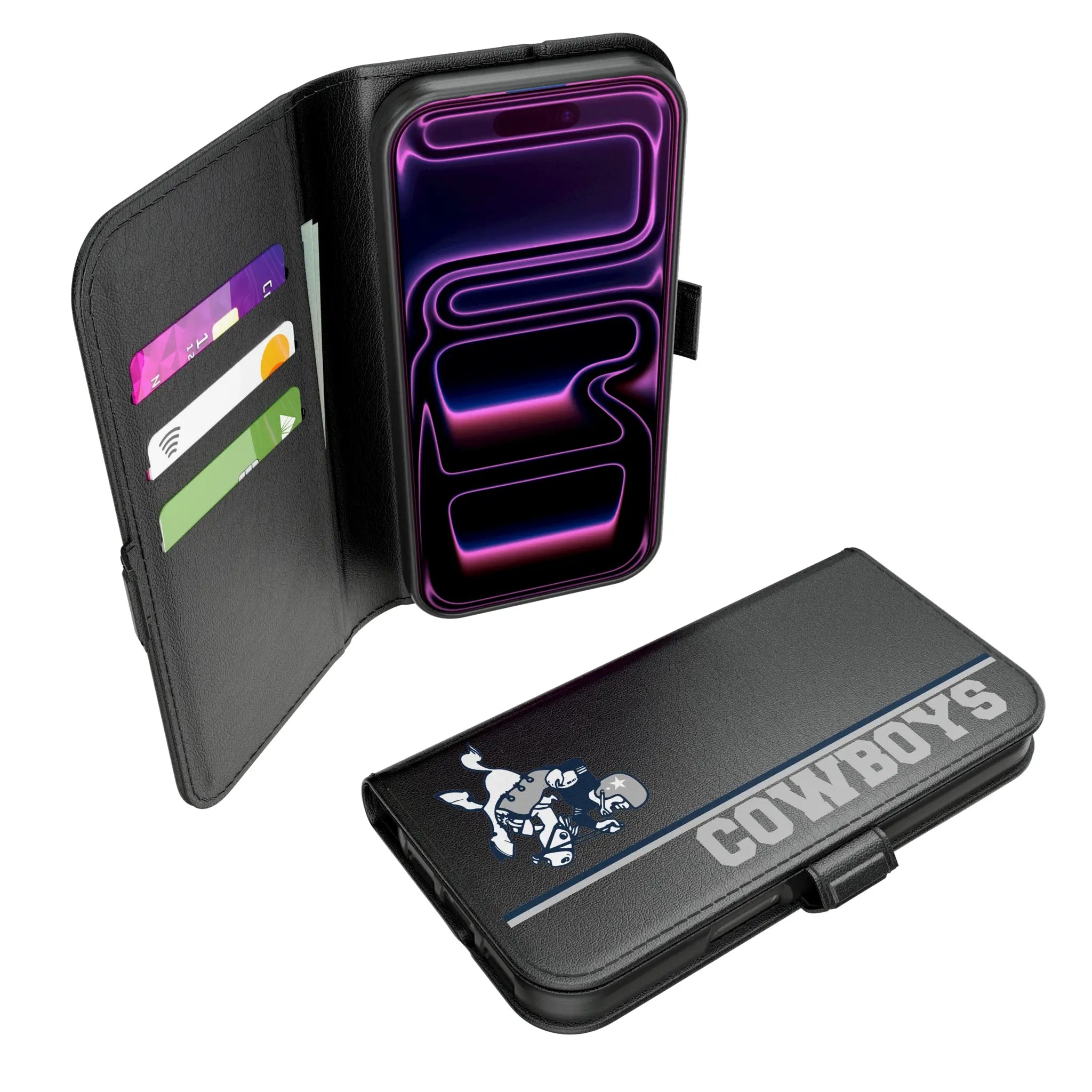 Dallas Cowboys 1966-1969 Historic Collection Sidebar iPhone Folio Phone Case for Apple iPhone#Device_iPhone 17 Pro