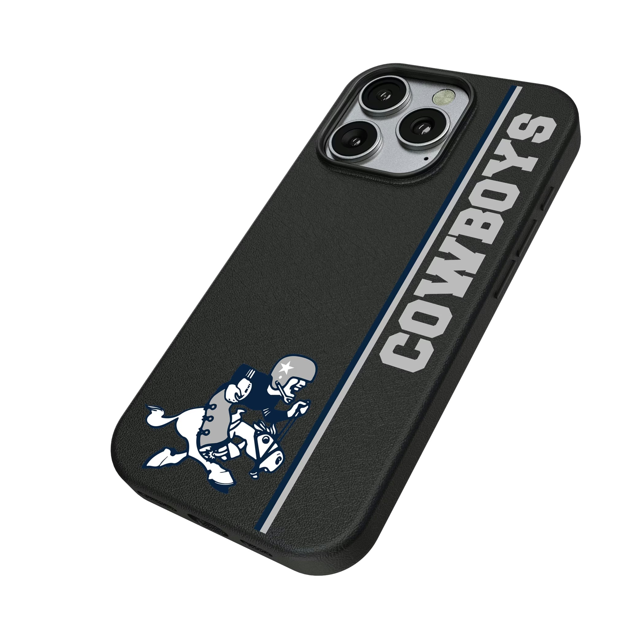 Dallas Cowboys 1966-1969 Historic Collection Sidebar iPhone MagSafe Compatible Phone Case for Apple iPhone - Isometric View