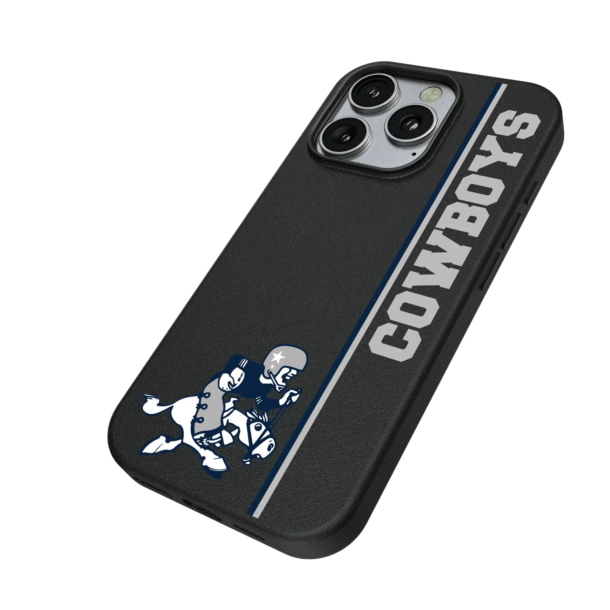 Dallas Cowboys 1966-1969 Historic Collection Sidebar iPhone MagSafe Compatible Phone Case for Apple iPhone - Isometric View