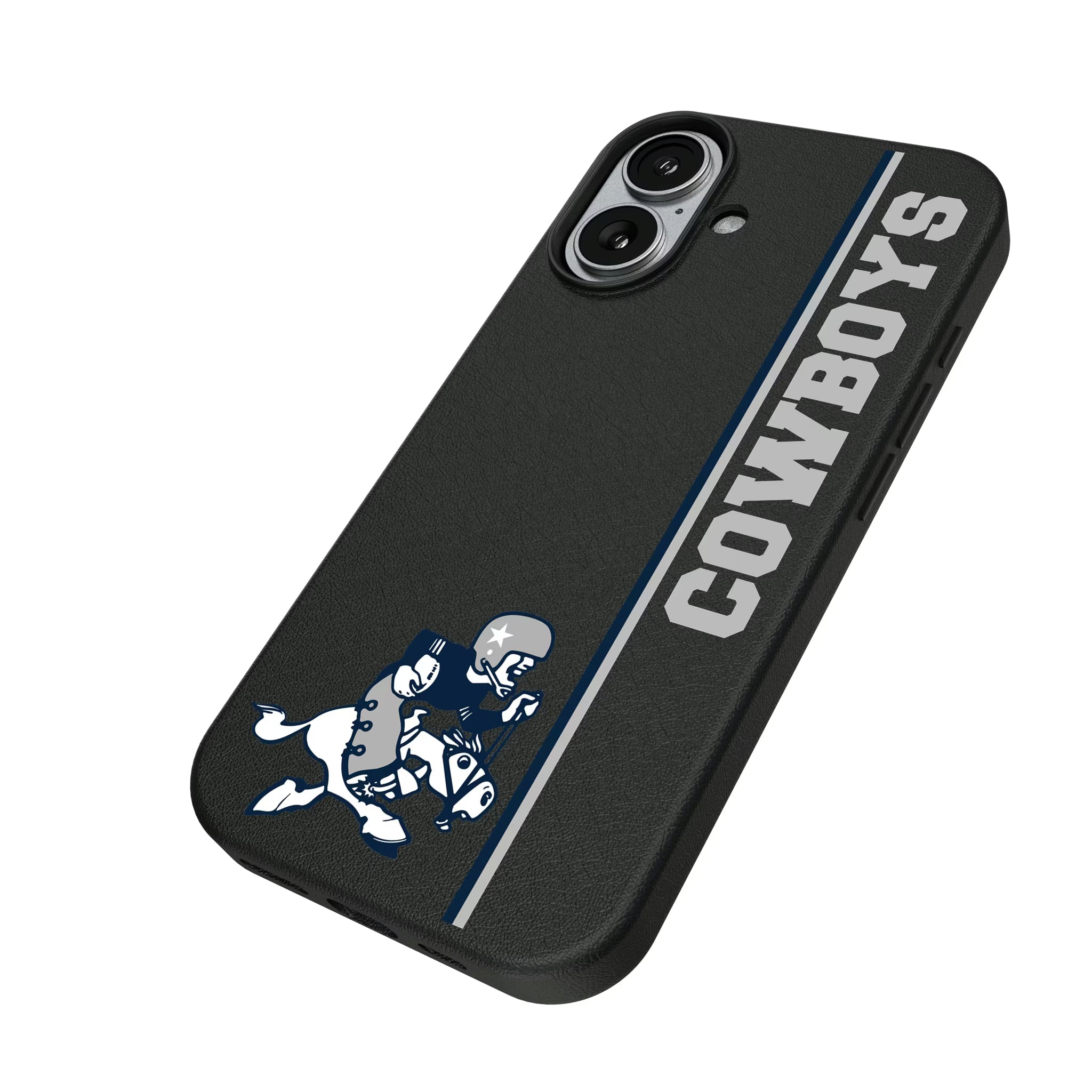 Dallas Cowboys 1966-1969 Historic Collection Sidebar iPhone MagSafe Compatible Phone Case for Apple iPhone - Isometric View#Device_iPhone 17