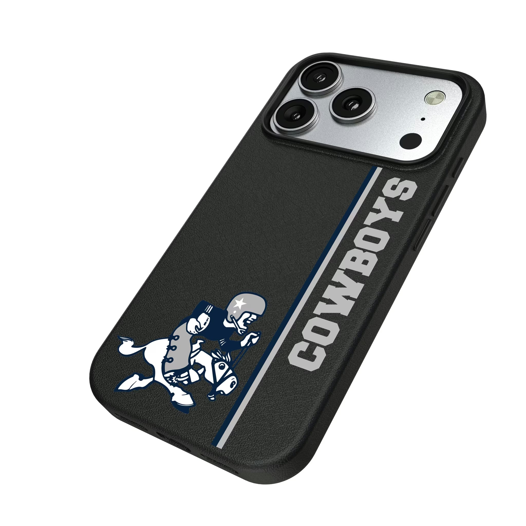 Dallas Cowboys 1966-1969 Historic Collection Sidebar iPhone MagSafe Compatible Phone Case for Apple iPhone - Isometric View#Device_iPhone 17 Pro