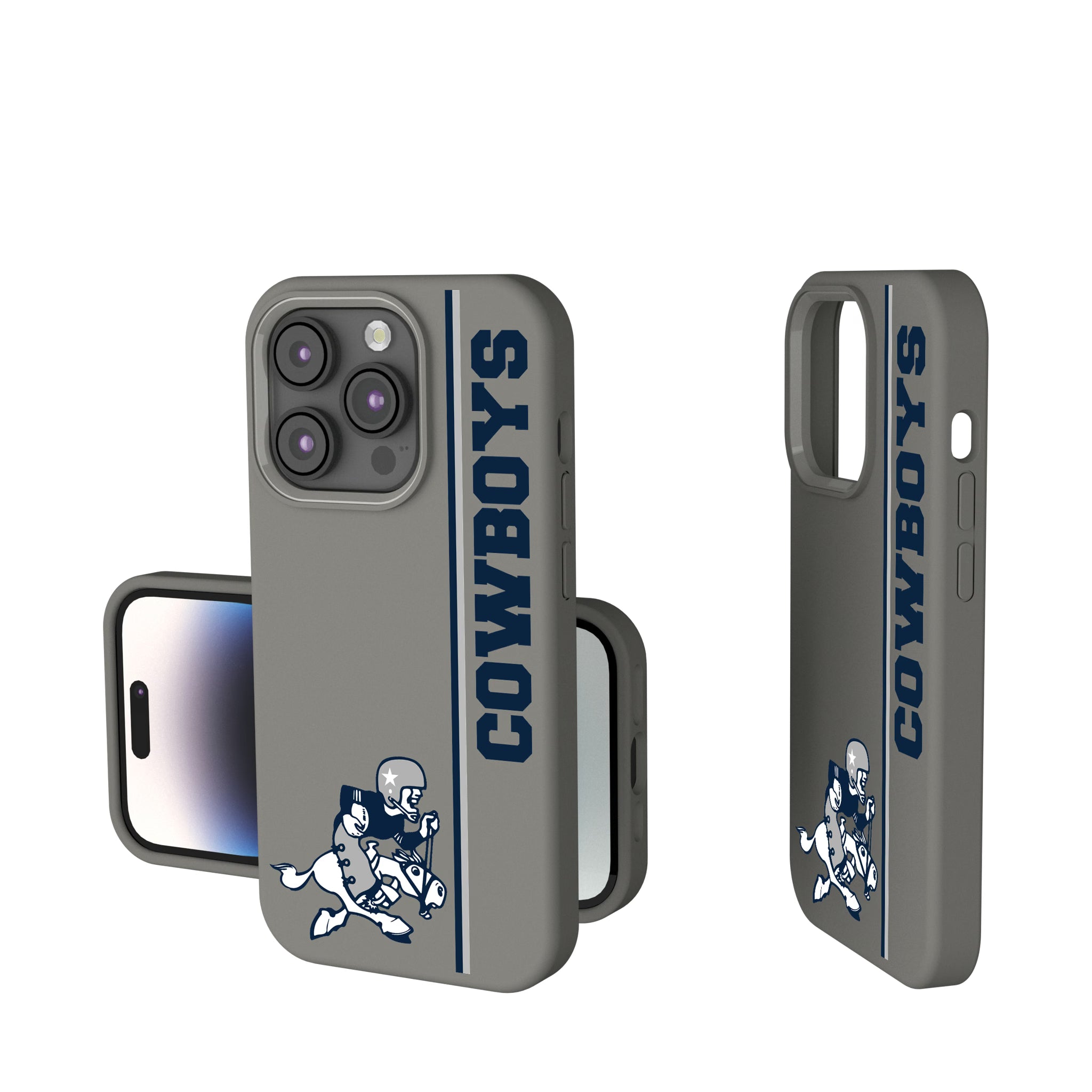 Dallas Cowboys 1966-1969 Historic Collection Sidebar iPhone Soft Touch Phone Case for Apple iPhone