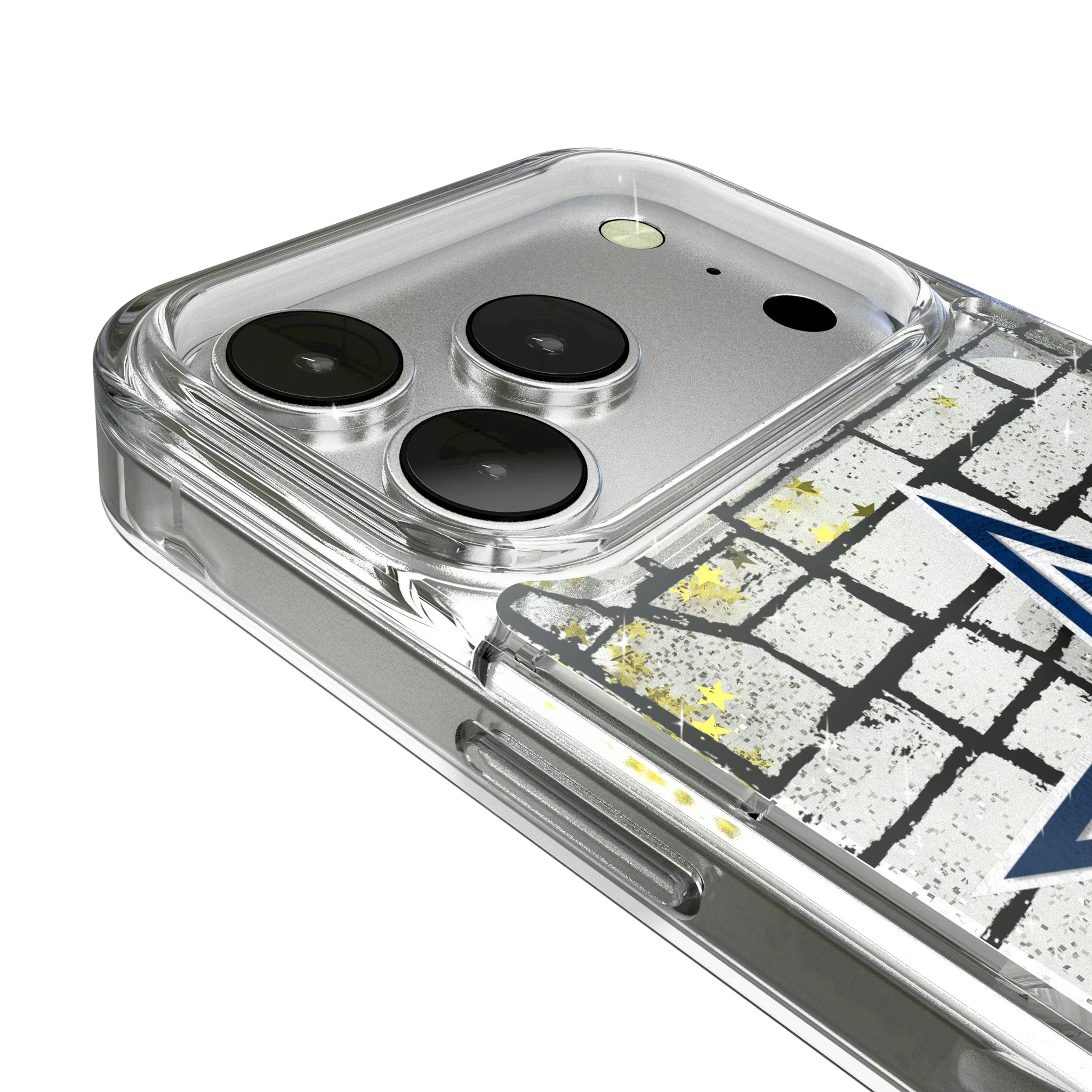 Dallas Cowboys Brick iPhone Glitter Phone Case for Apple iPhone - Detail