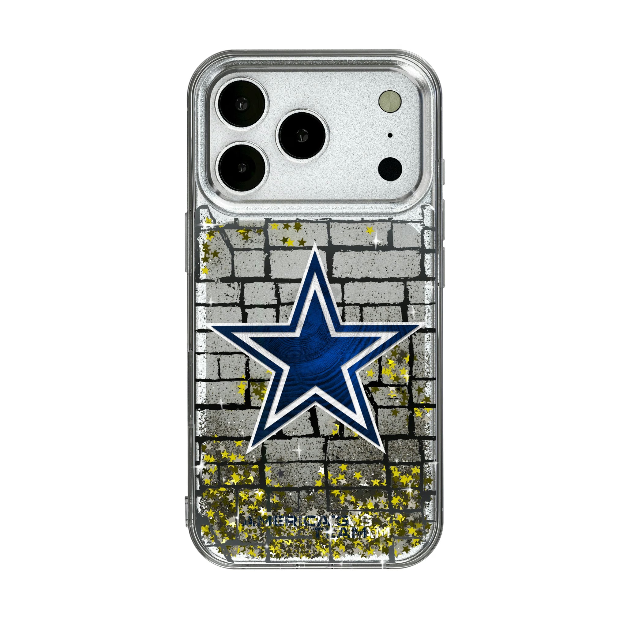 Dallas Cowboys Brick iPhone Glitter Phone Case for Apple iPhone