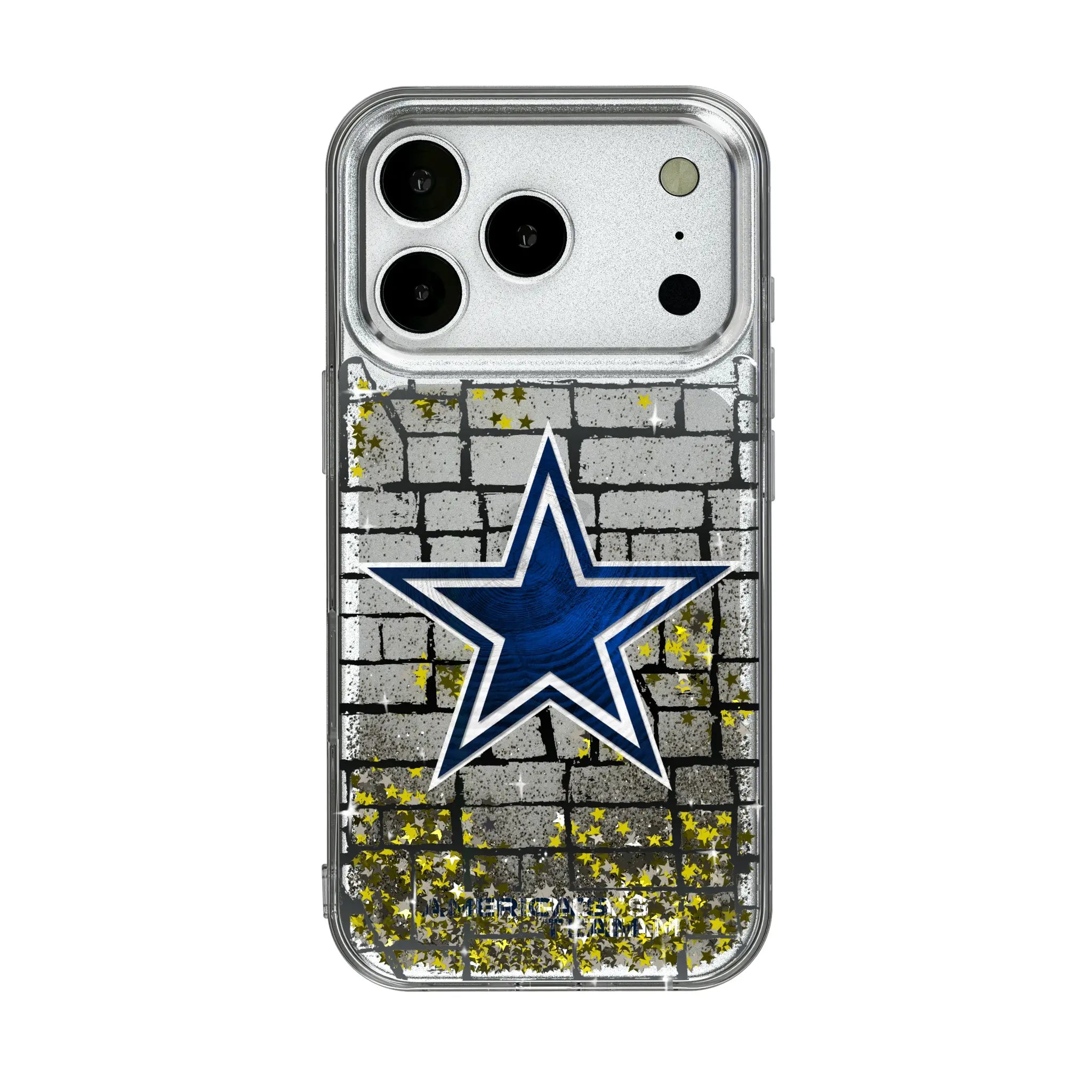 Dallas Cowboys Brick iPhone Glitter Phone Case for Apple iPhone