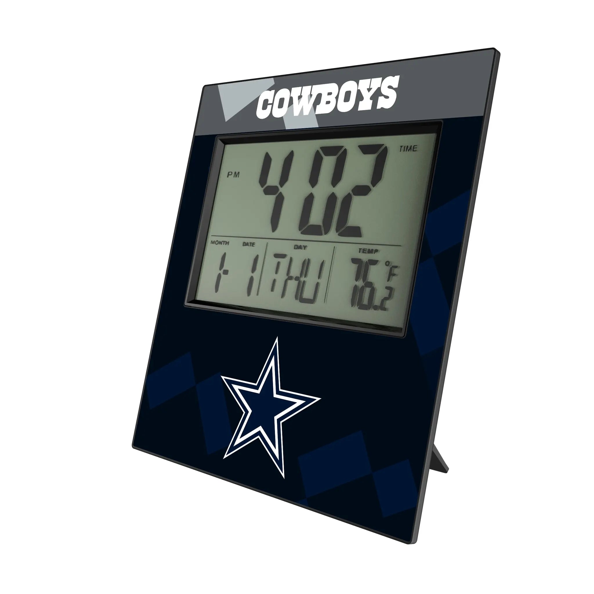 Dallas Cowboys Color Block Wall Clock
