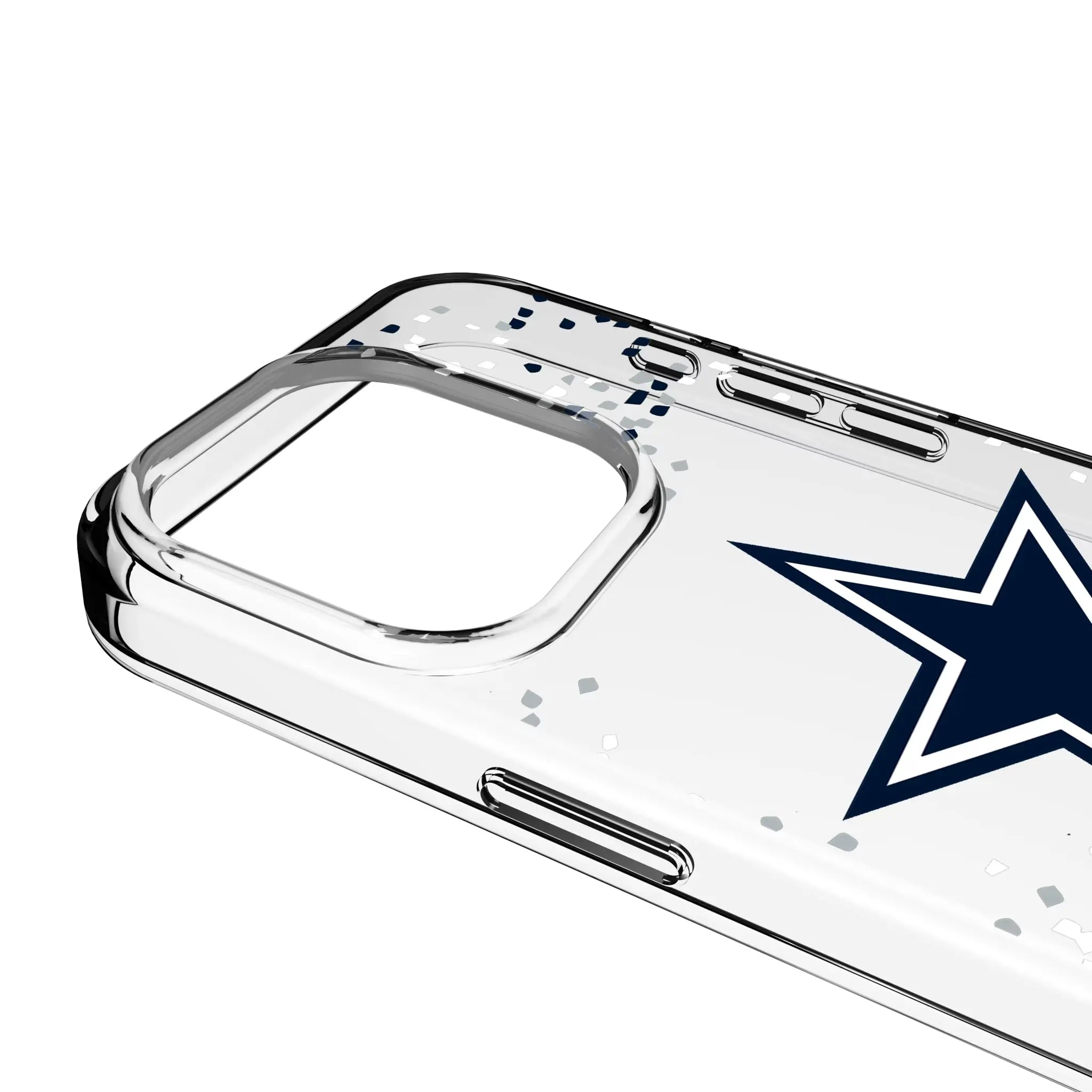 Dallas Cowboys Confetti iPhone Clear Phone Case for Apple iPhone - Detail