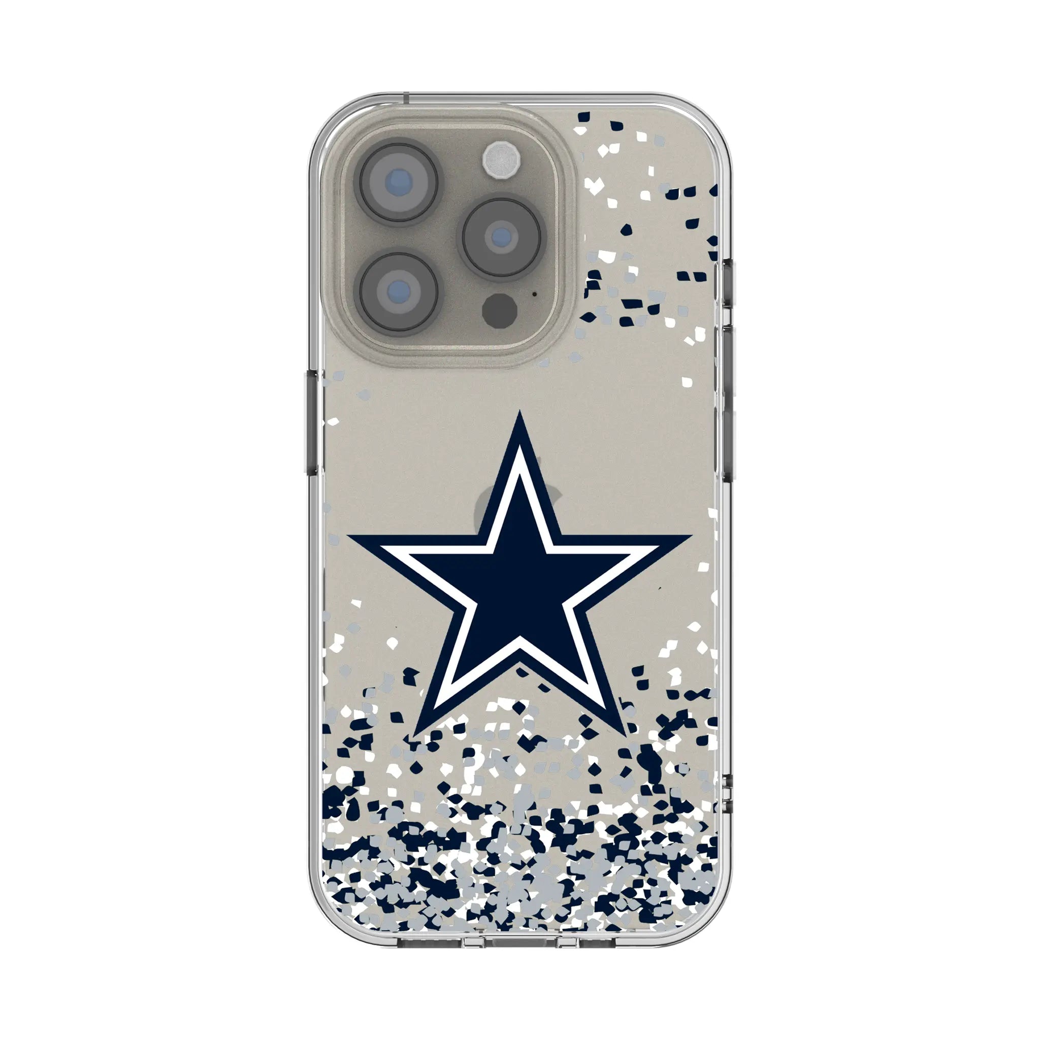 Dallas Cowboys Confetti iPhone Clear Phone Case for Apple iPhone