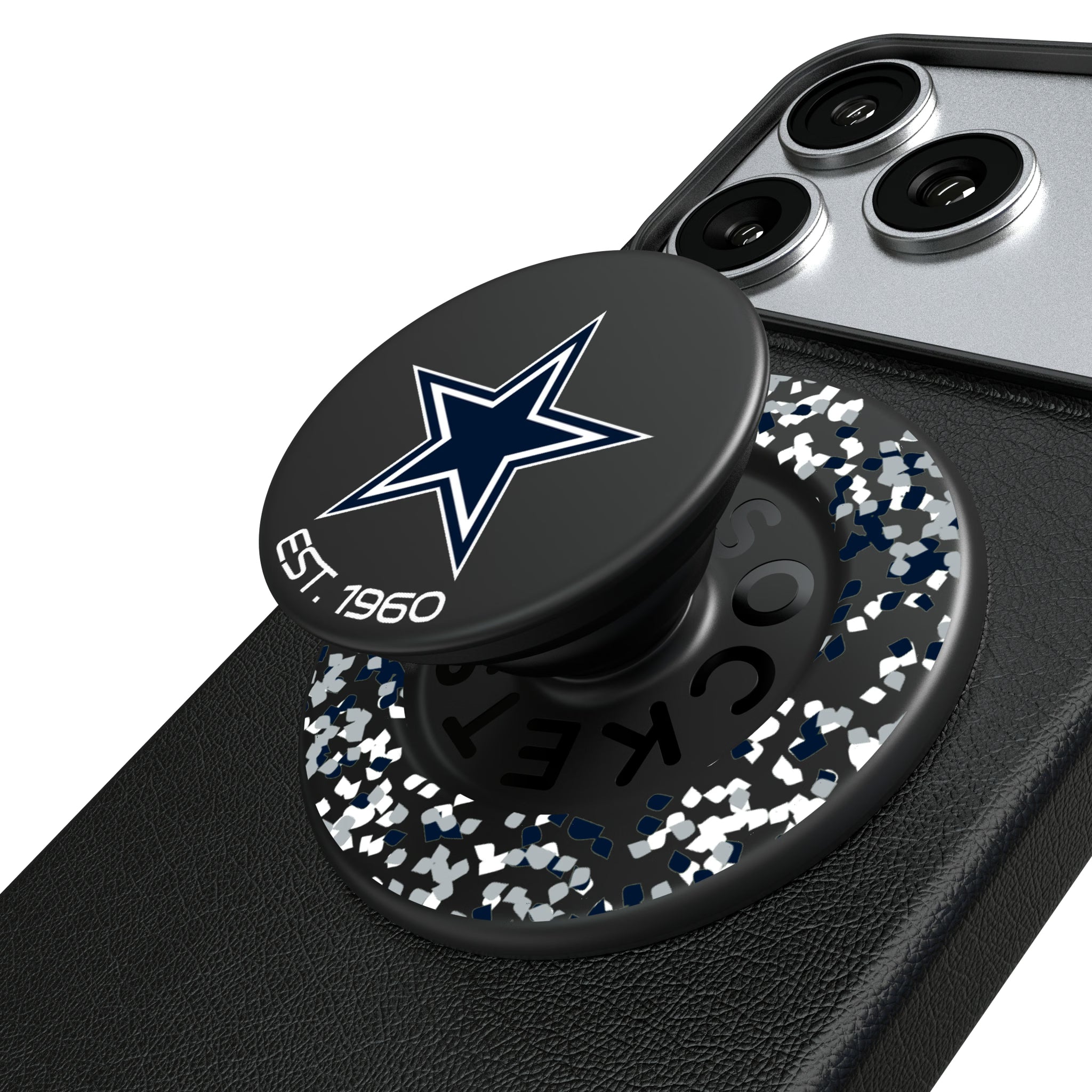 Dallas Cowboys Confetti Popsockets Round Magnetic