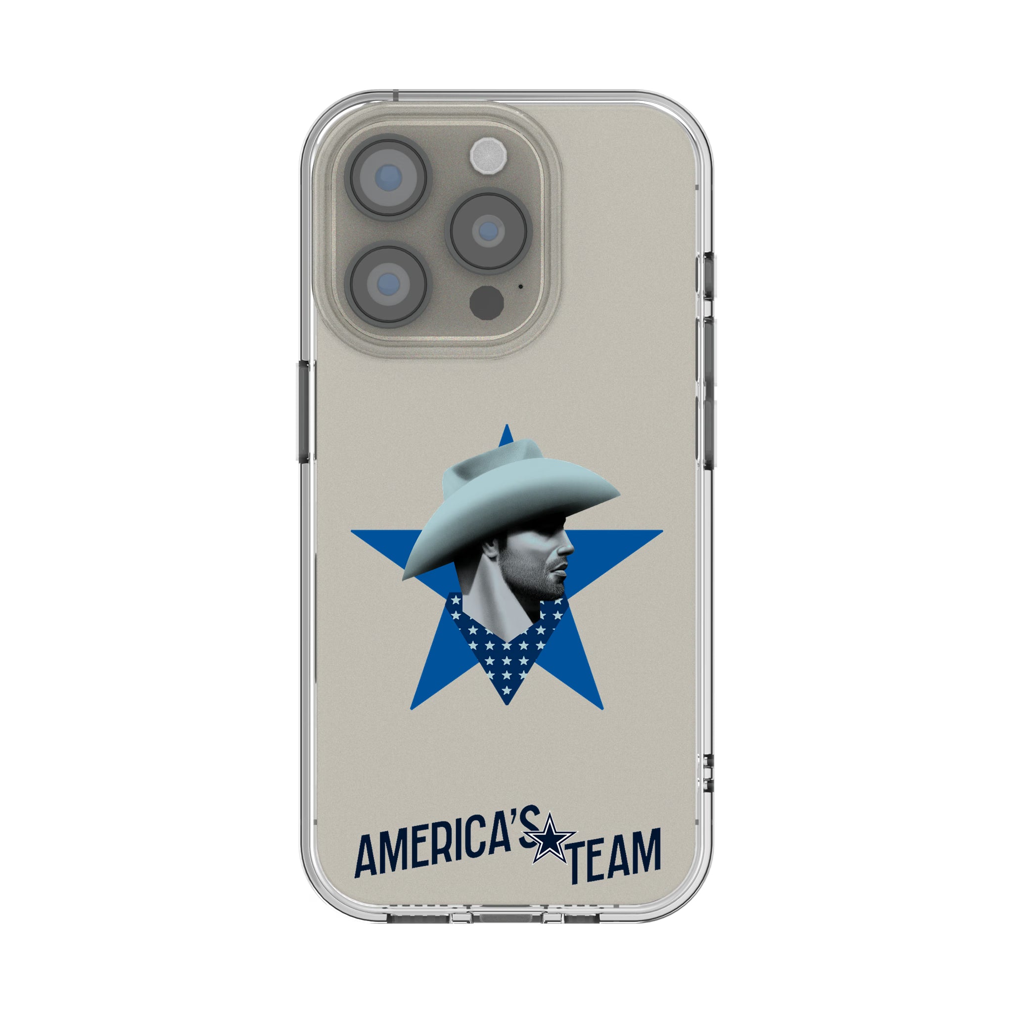 Dallas Cowboys Deco iPhone Clear Phone Case for Apple iPhone