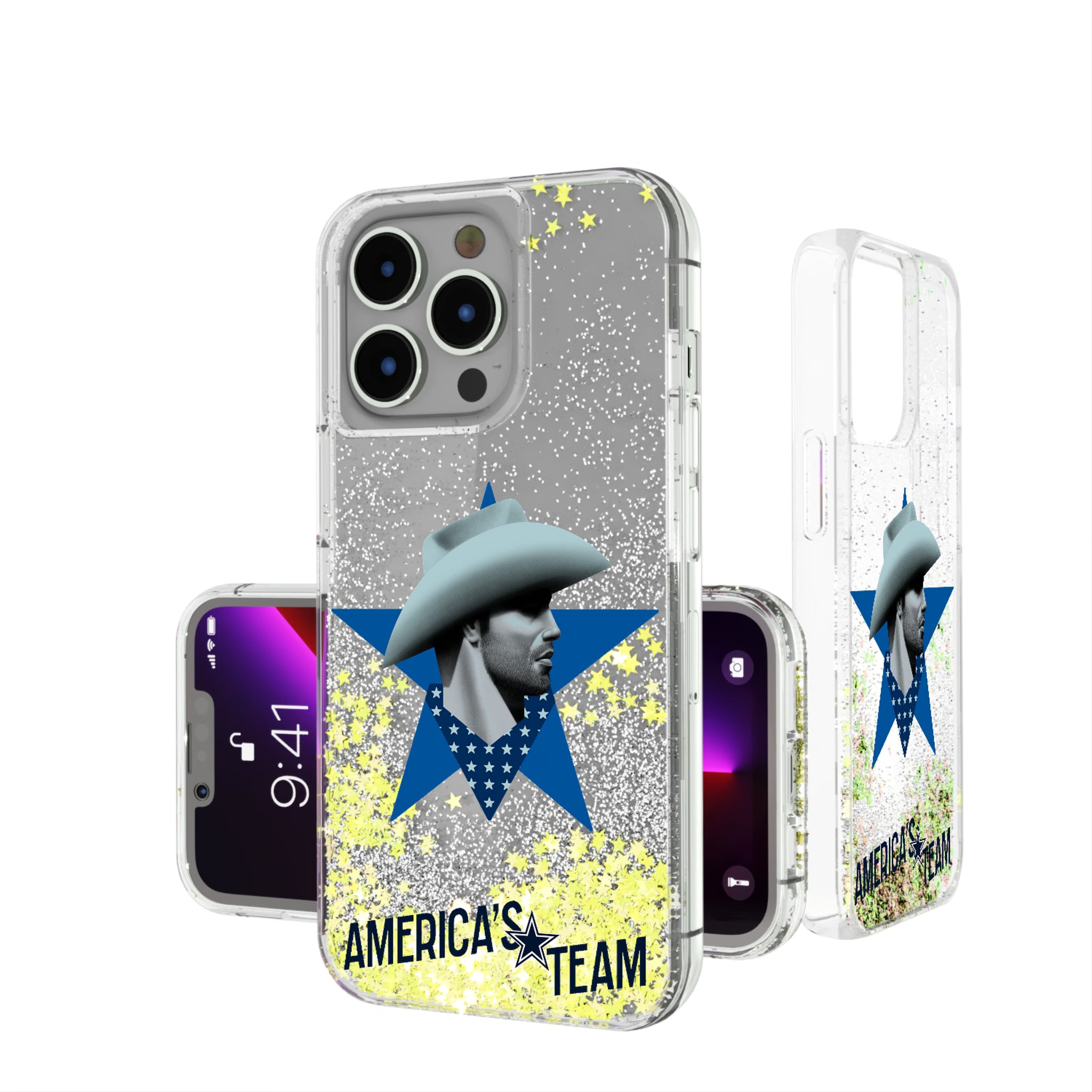 Dallas Cowboys Deco iPhone Glitter Phone Case for Apple iPhone