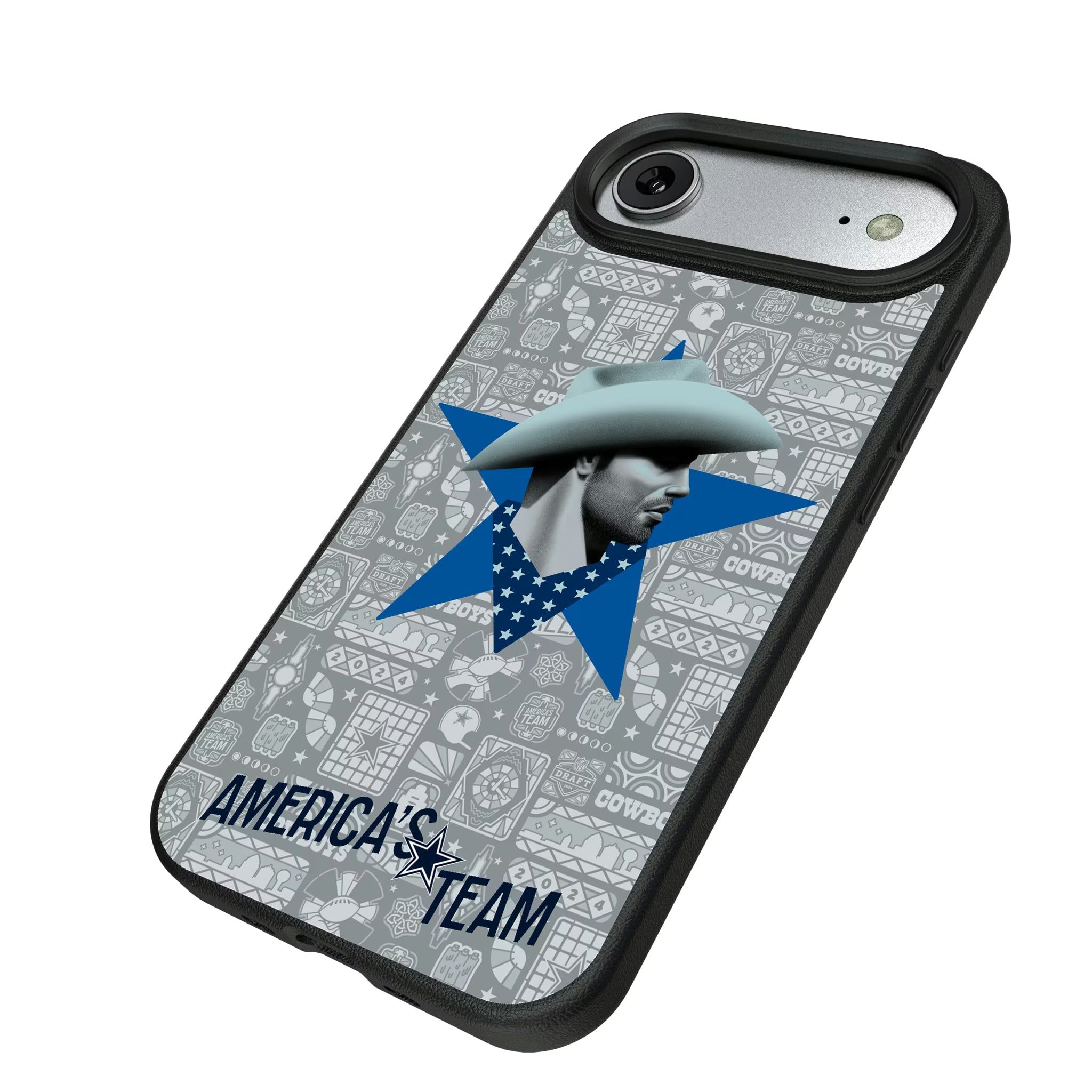 Dallas Cowboys Deco iPhone MagSafe Compatible Phone Case for Apple iPhone - Isometric View#Device_iPhone Air