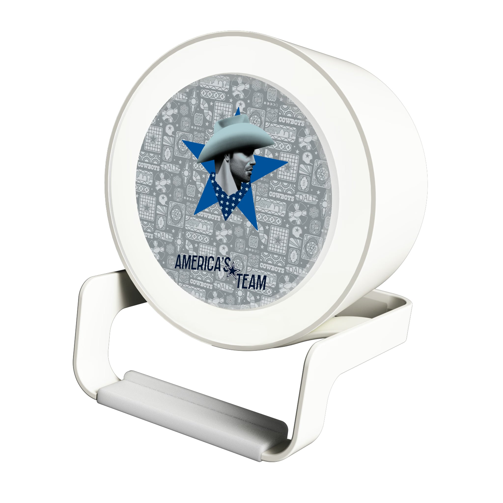 Dallas Cowboys Deco Night Light Charger and Bluetooth Speaker