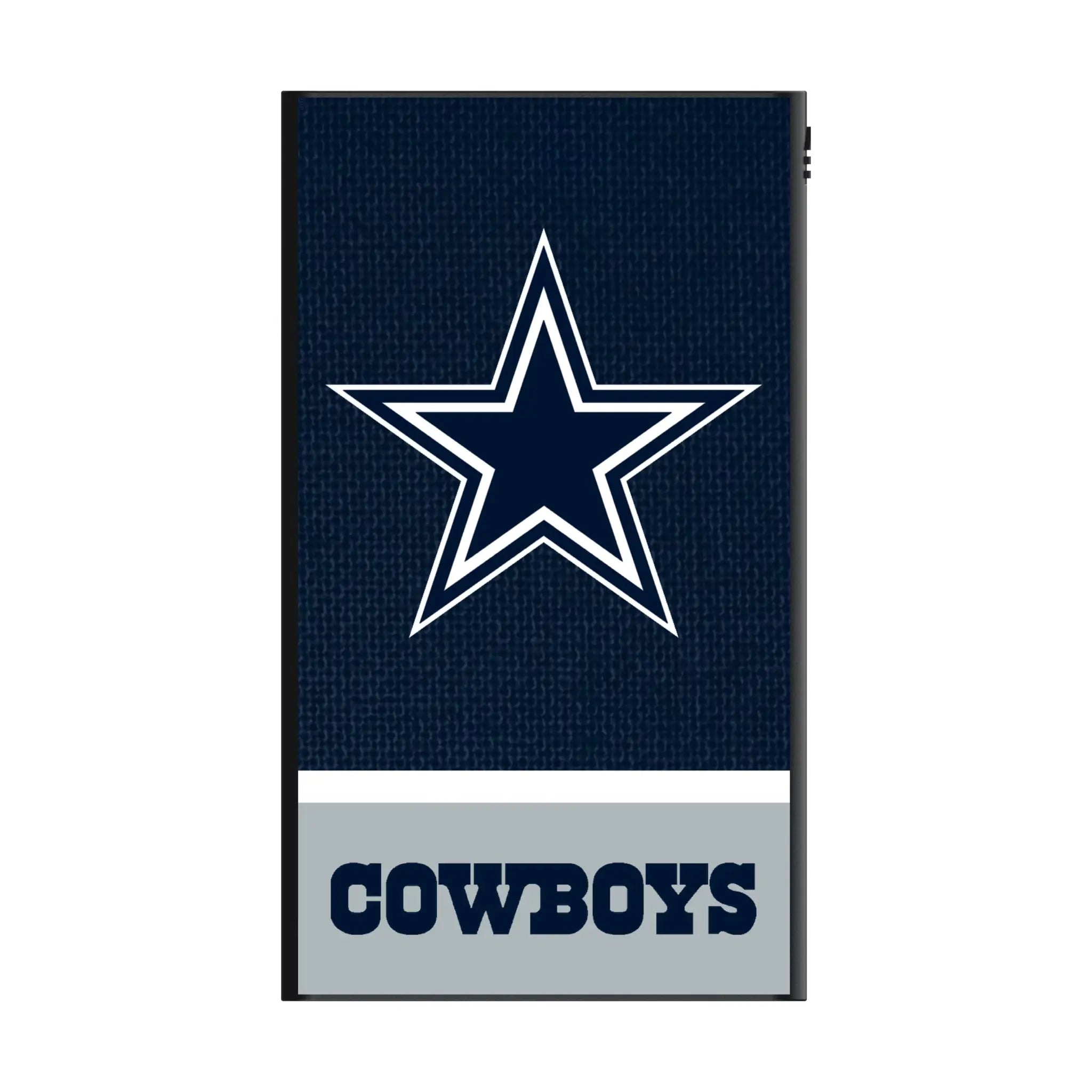 Dallas Cowboys Endzone Solid 5000mAh Flat Power Bank