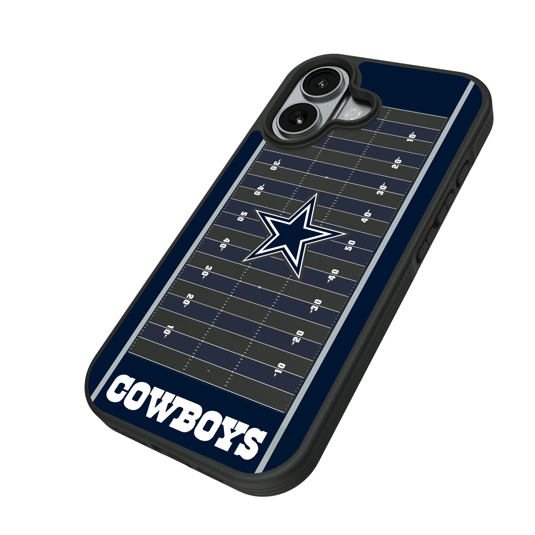 Dallas Cowboys Field iPhone Bump Phone Case for Apple iPhone - Isometric View#Device_iPhone 17