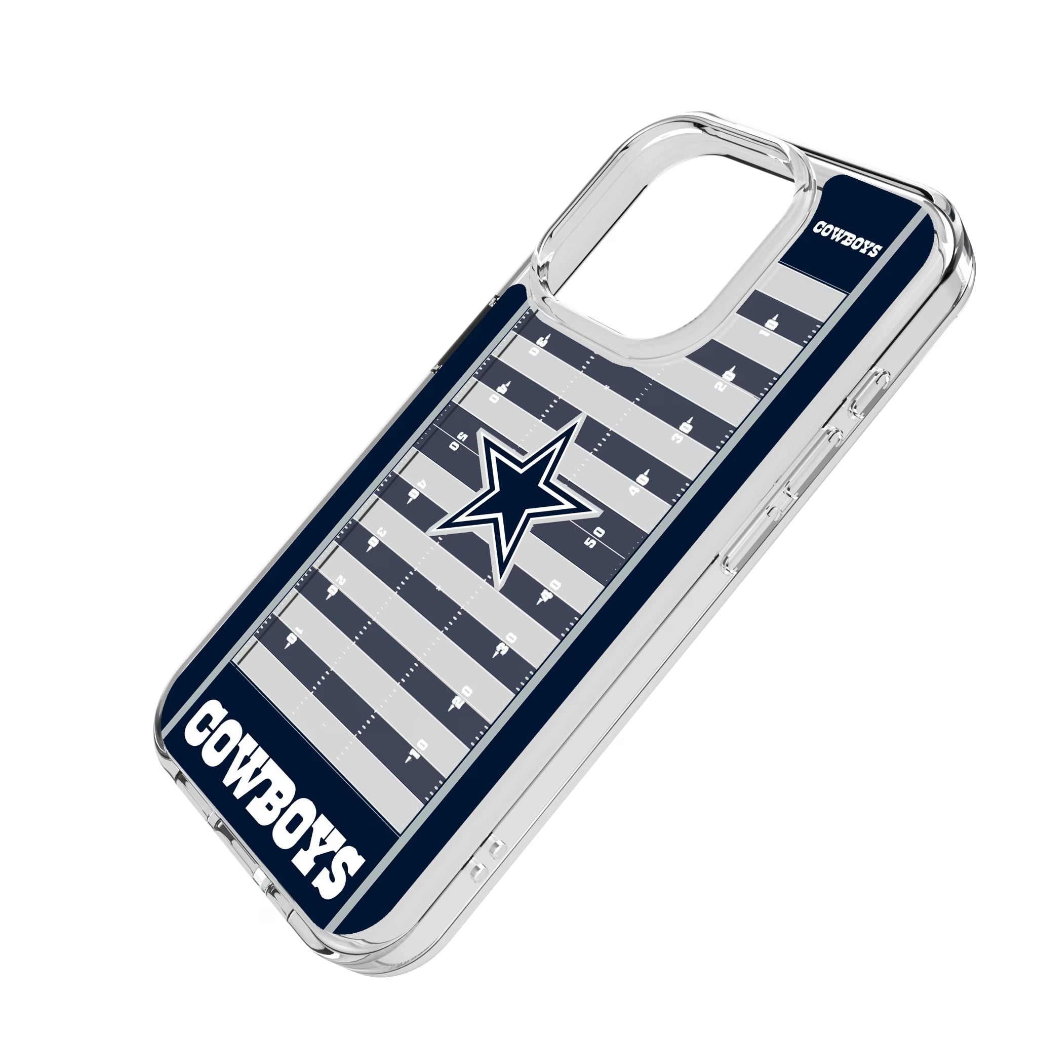 Dallas Cowboys Field iPhone Clear Phone Case for Apple iPhone - Isometric View