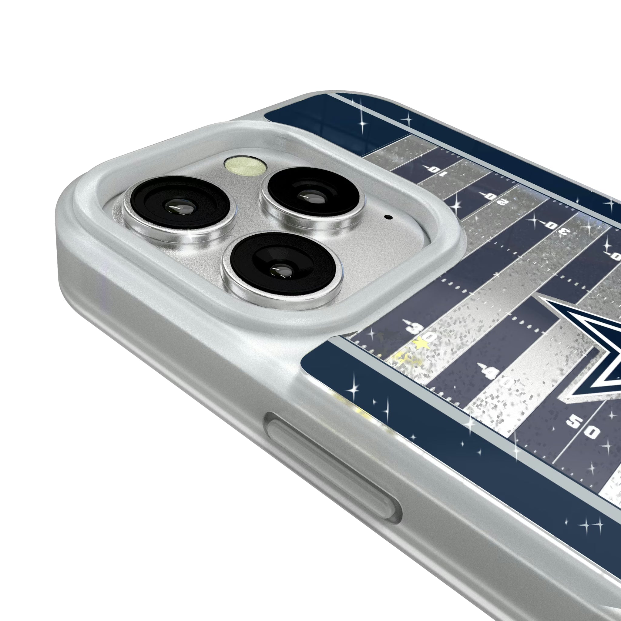 Dallas Cowboys Field iPhone Glitter Phone Case for Apple iPhone - Detail#Device_iPhone 16 Pro