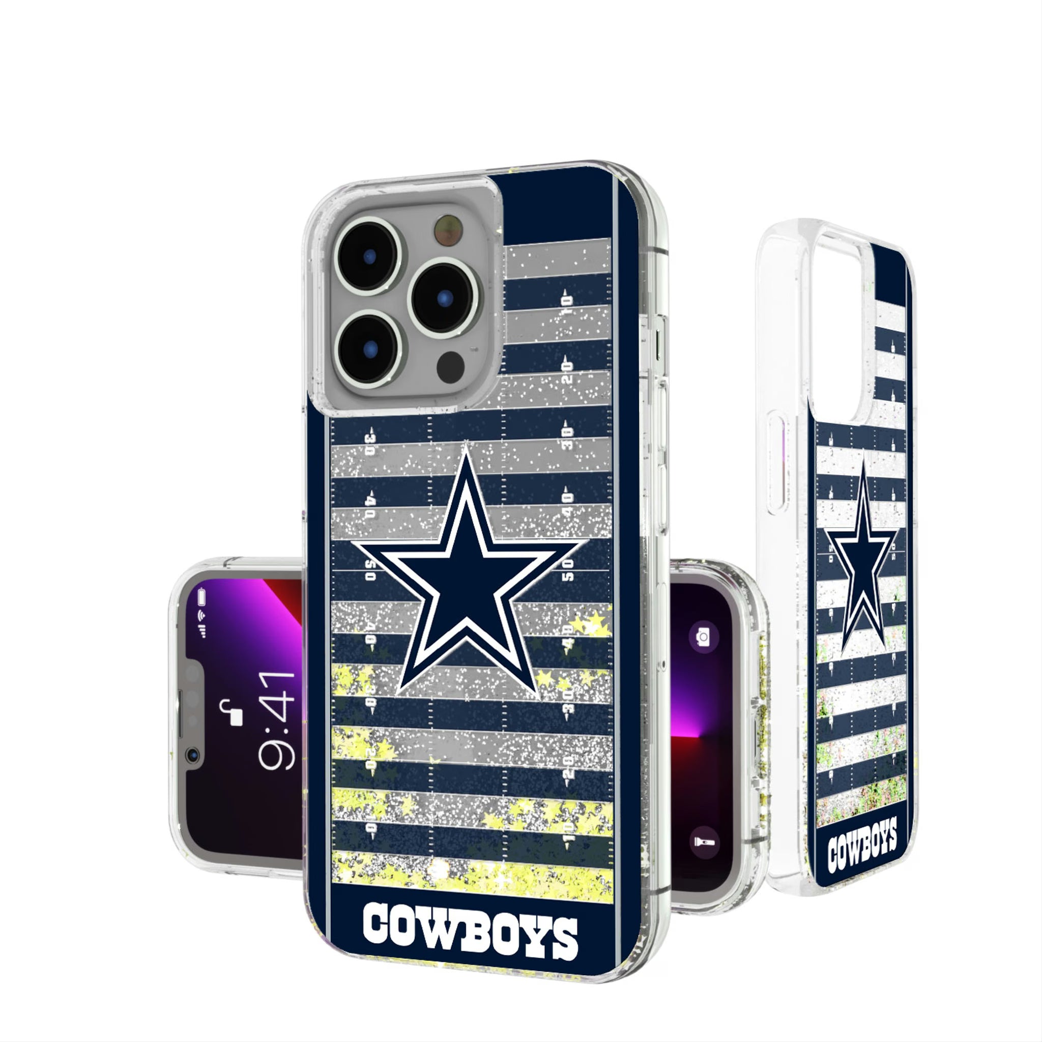 Dallas Cowboys Field iPhone Glitter Phone Case for Apple iPhone