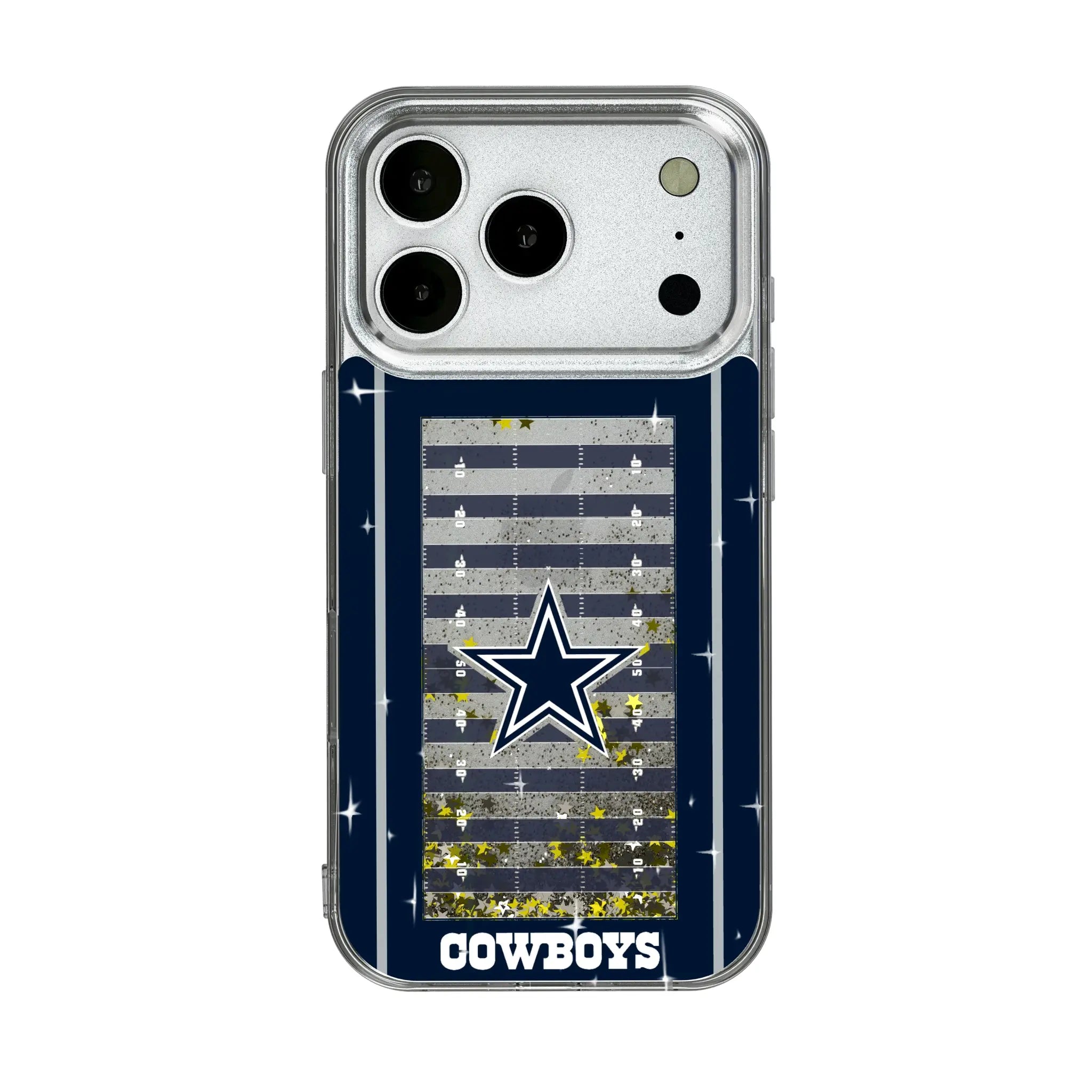 Dallas Cowboys Field iPhone Glitter Phone Case for Apple iPhone