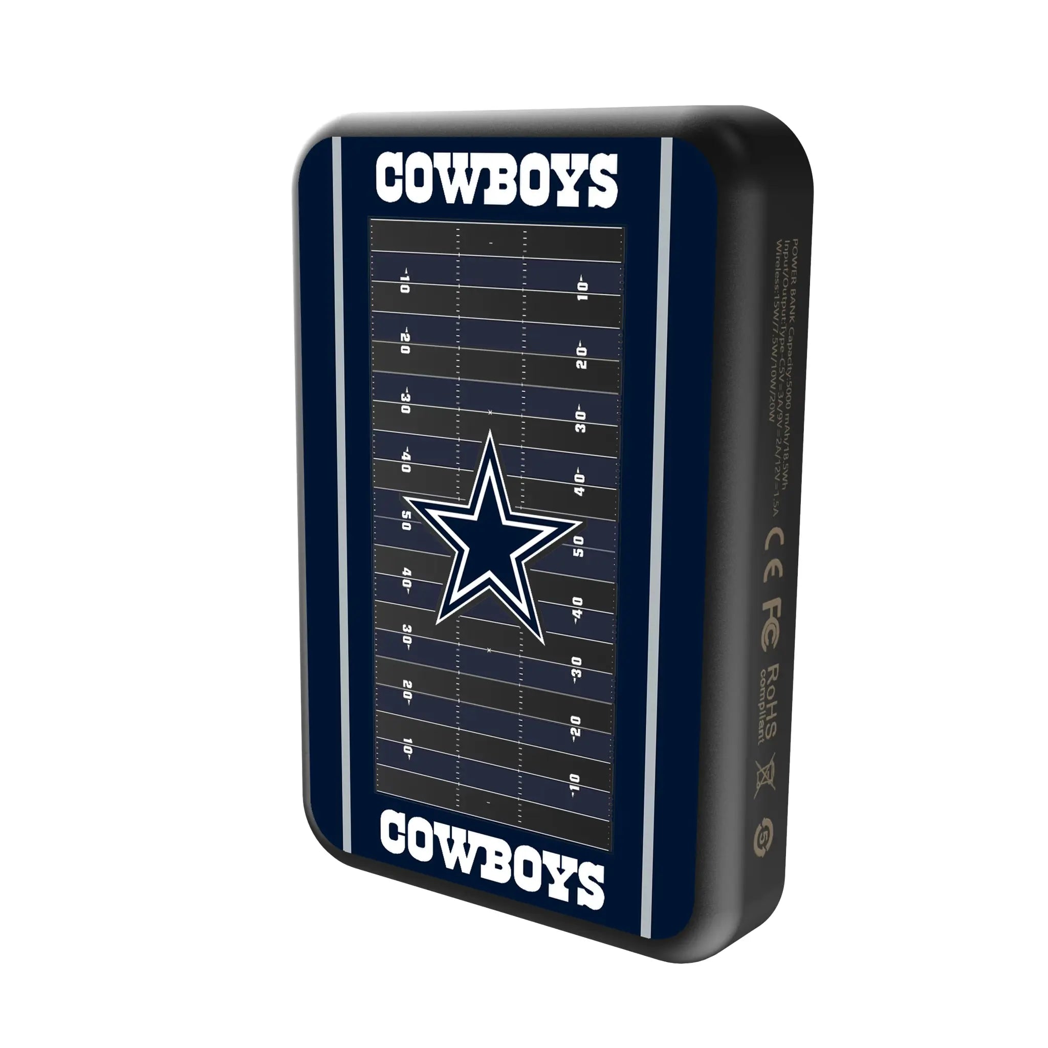 Dallas Cowboys Field Wireless Mag Power Bank