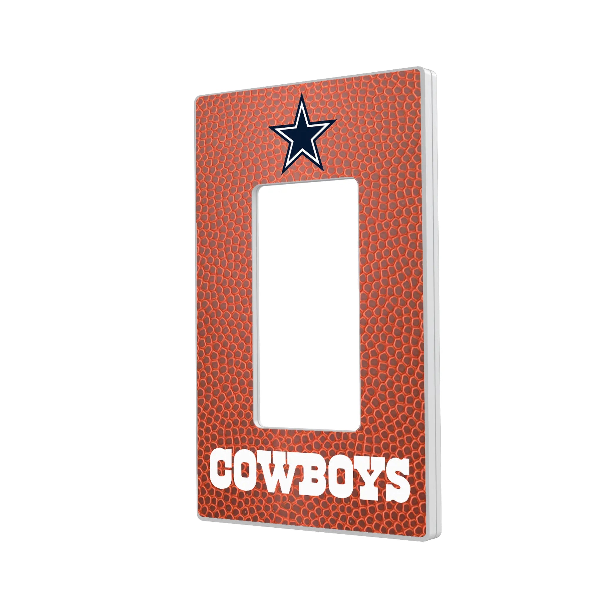 Dallas Cowboys Football Hidden-Screw Light Switch Plate#Style_Single Rocker