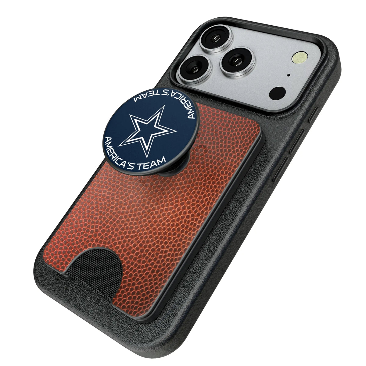 Dallas Cowboys Football Popsockets Wallet Magnetic - Isometric View