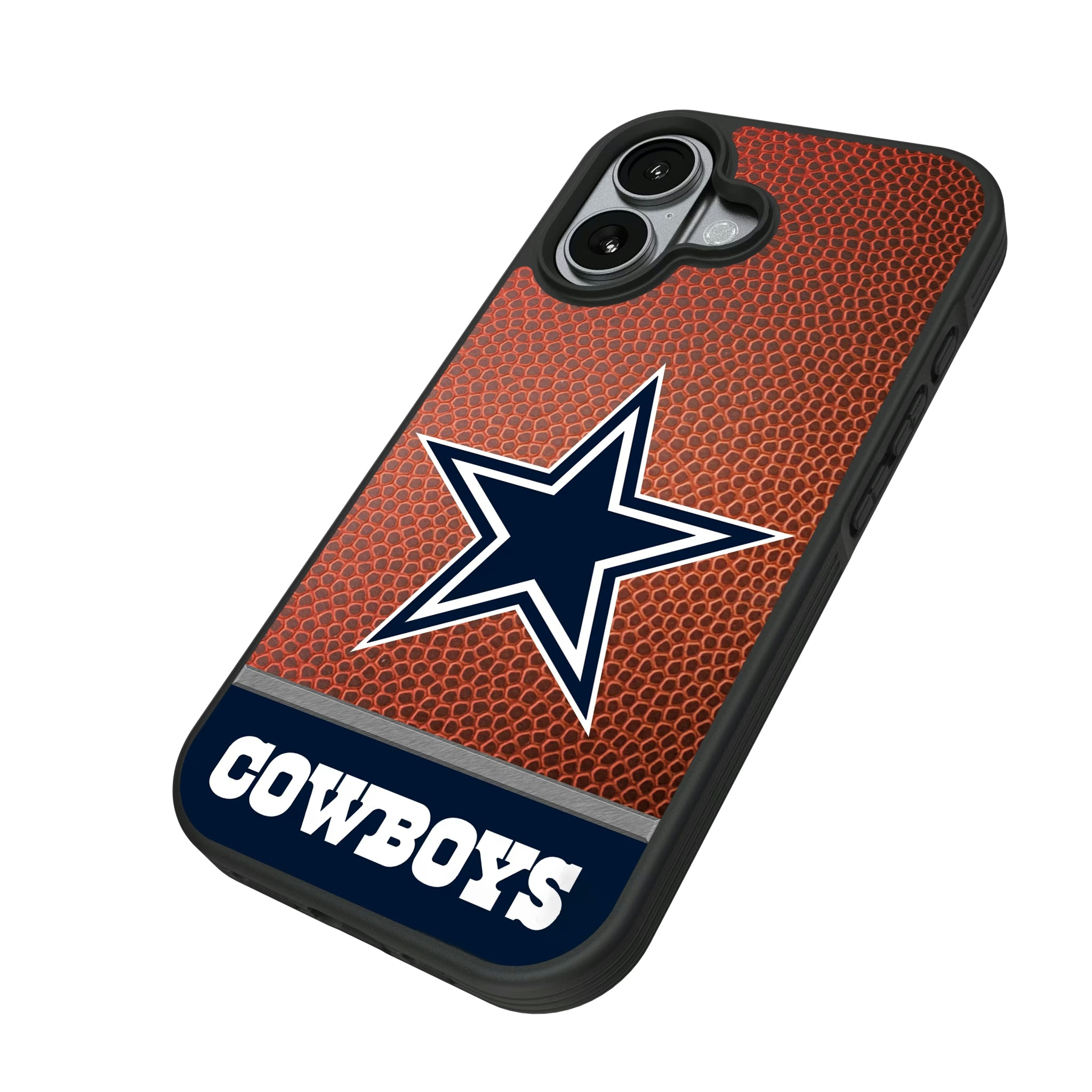 Dallas Cowboys Football Wordmark iPhone Bump Phone Case for Apple iPhone - Isometric View#Device_iPhone 17