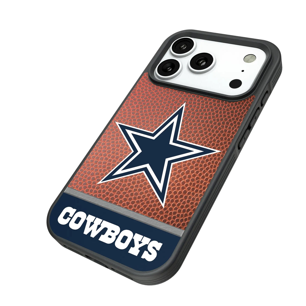 Dallas Cowboys Football Wordmark iPhone Bump Phone Case for Apple iPhone - Isometric View#Device_iPhone 18 Pro