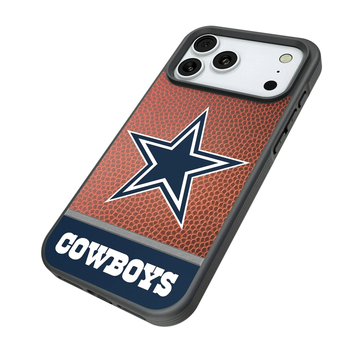 Dallas Cowboys Football Wordmark iPhone Bump Phone Case for Apple iPhone - Isometric View#Device_iPhone 18 Pro Max