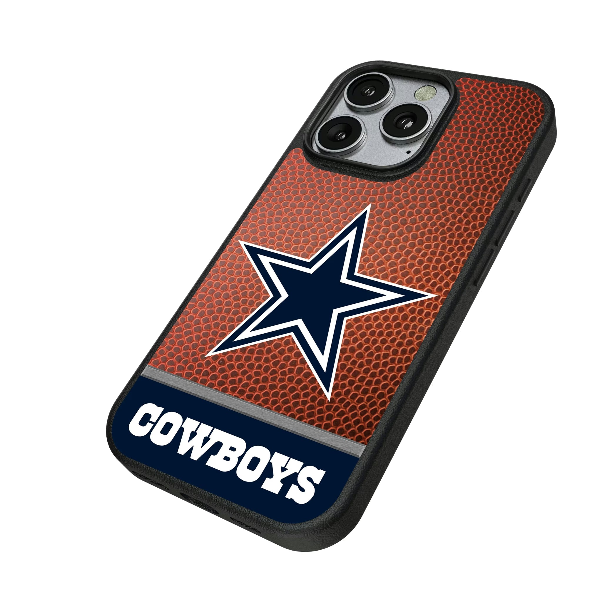 Dallas Cowboys Football Wordmark iPhone MagSafe Compatible Phone Case for Apple iPhone - Isometric View