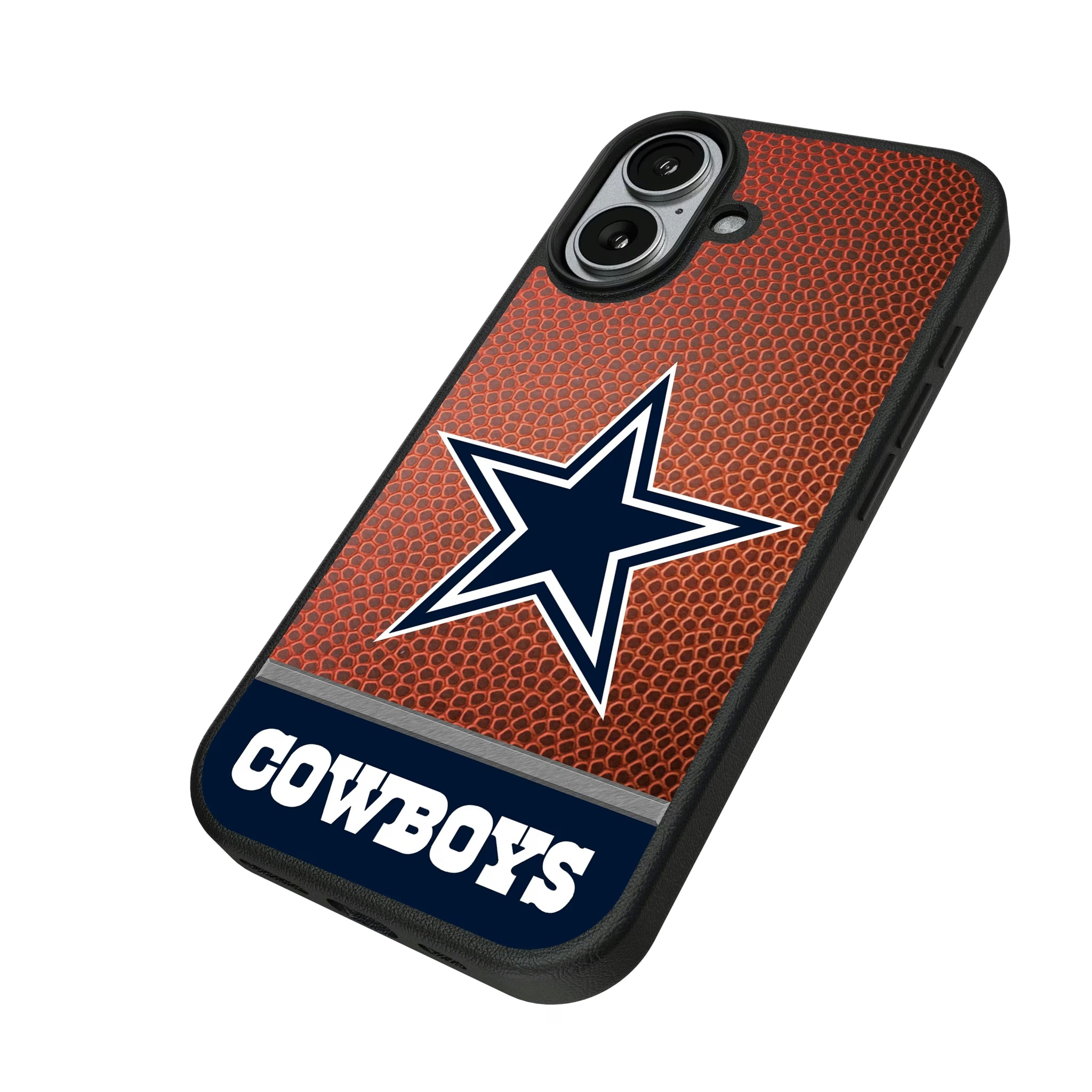 Dallas Cowboys Football Wordmark iPhone MagSafe Compatible Phone Case for Apple iPhone - Isometric View#Device_iPhone 17