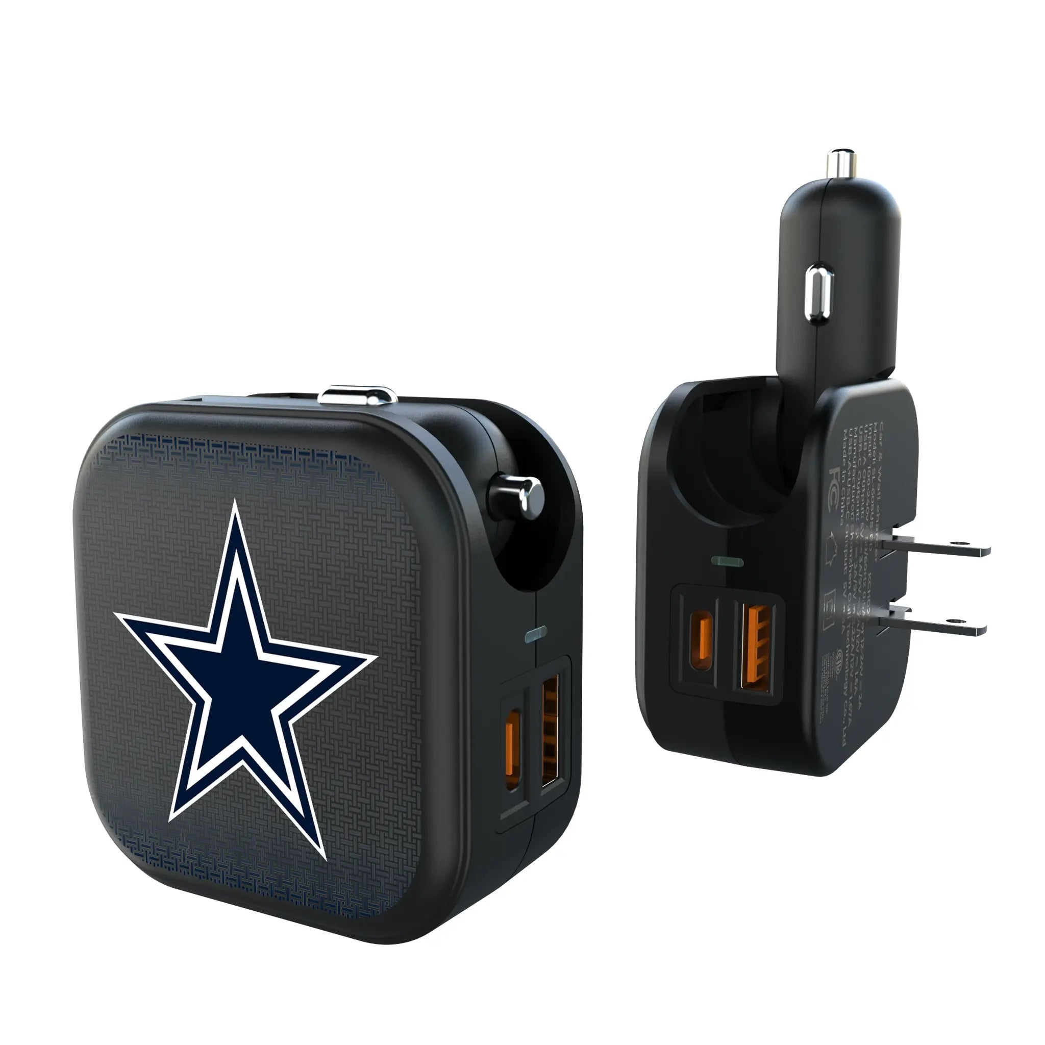 Dallas Cowboys Linen 2 in 1 USB A/C Charger