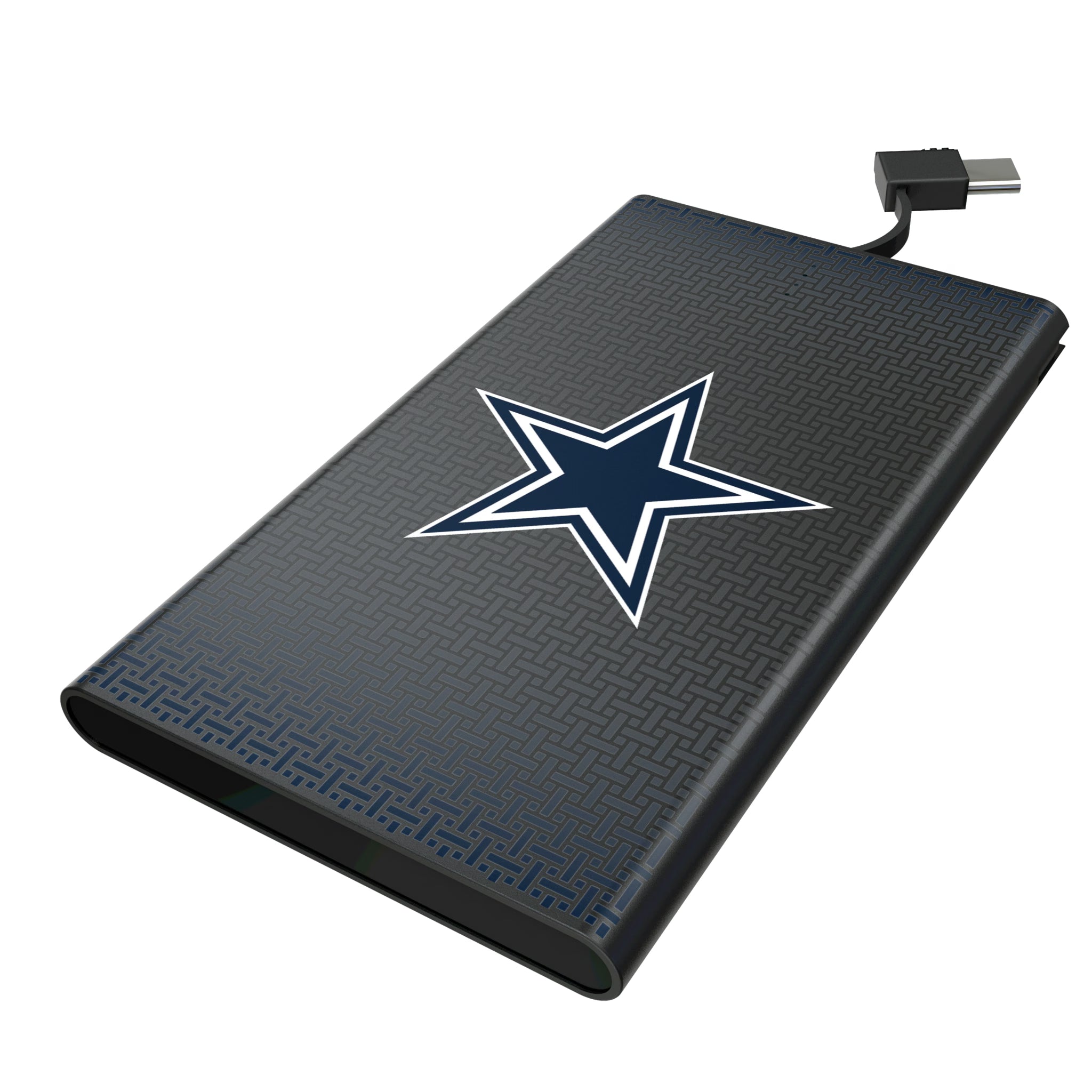 Dallas Cowboys Linen 5000mAh Flat Powerbank