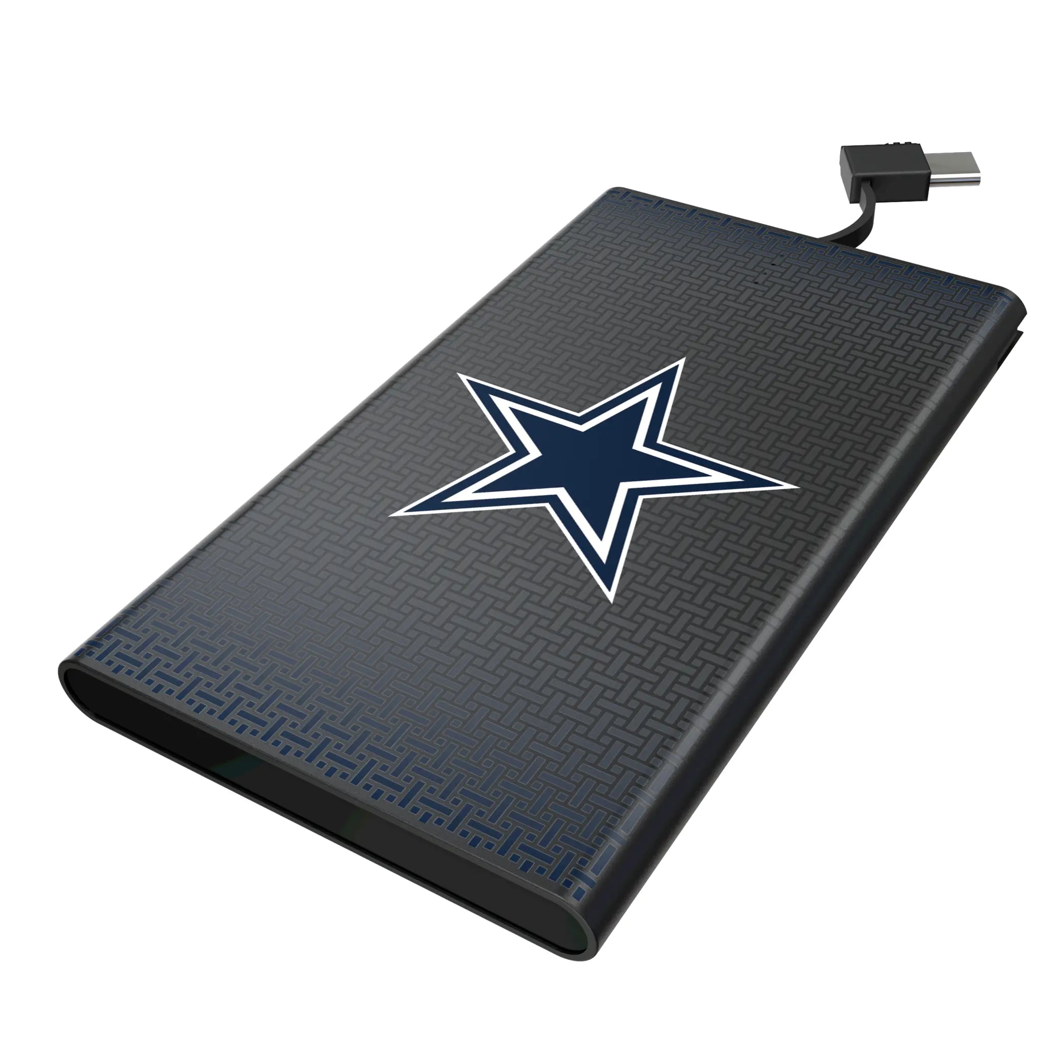 Dallas Cowboys Linen 5000mAh Flat Power Bank