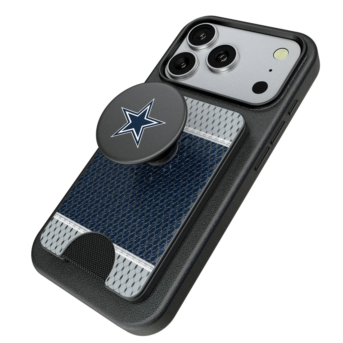 Dallas Cowboys Mesh Popsockets Wallet Magnetic - Isometric View