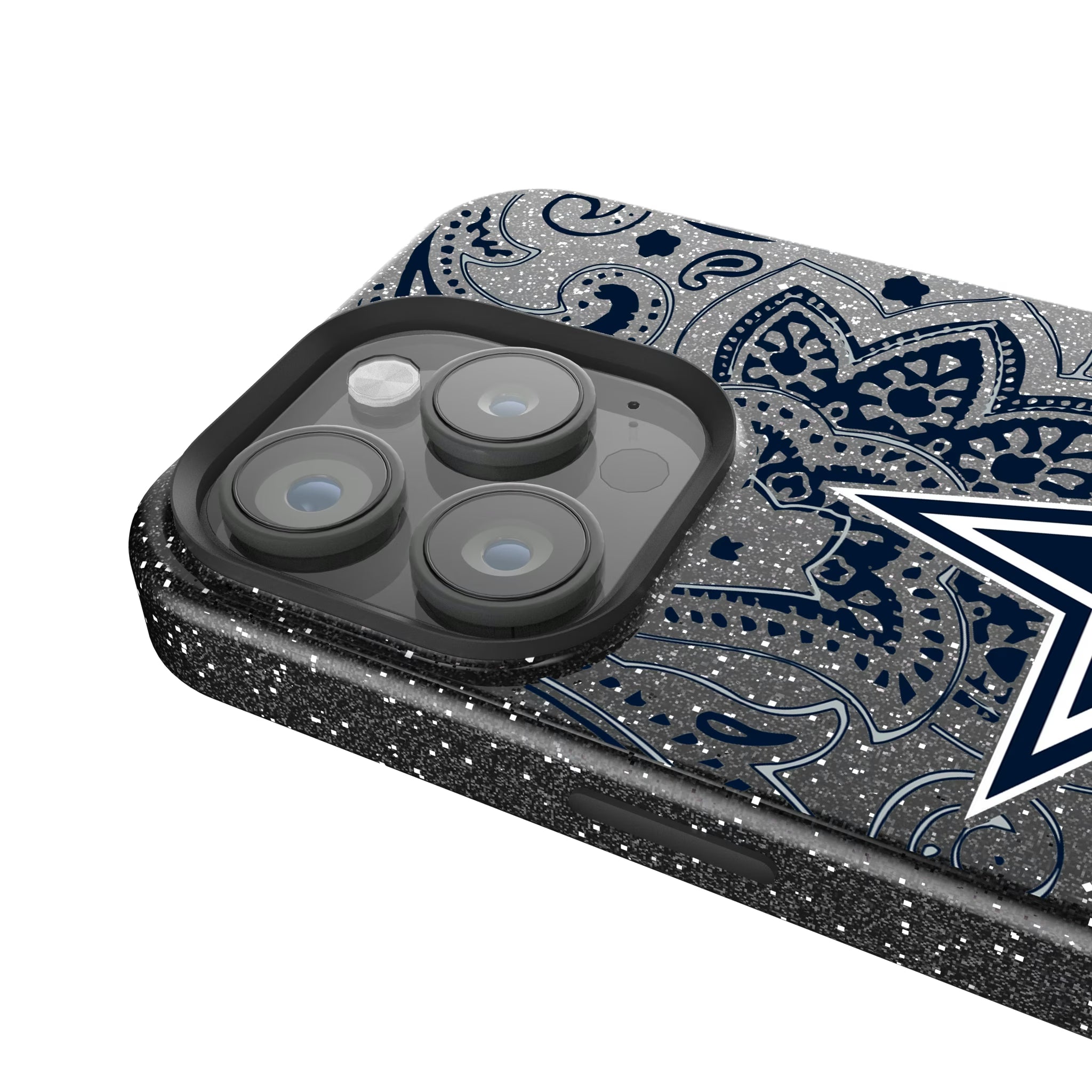 Dallas Cowboys Paisley iPhone Bling Phone Case for Apple iPhone - Detail