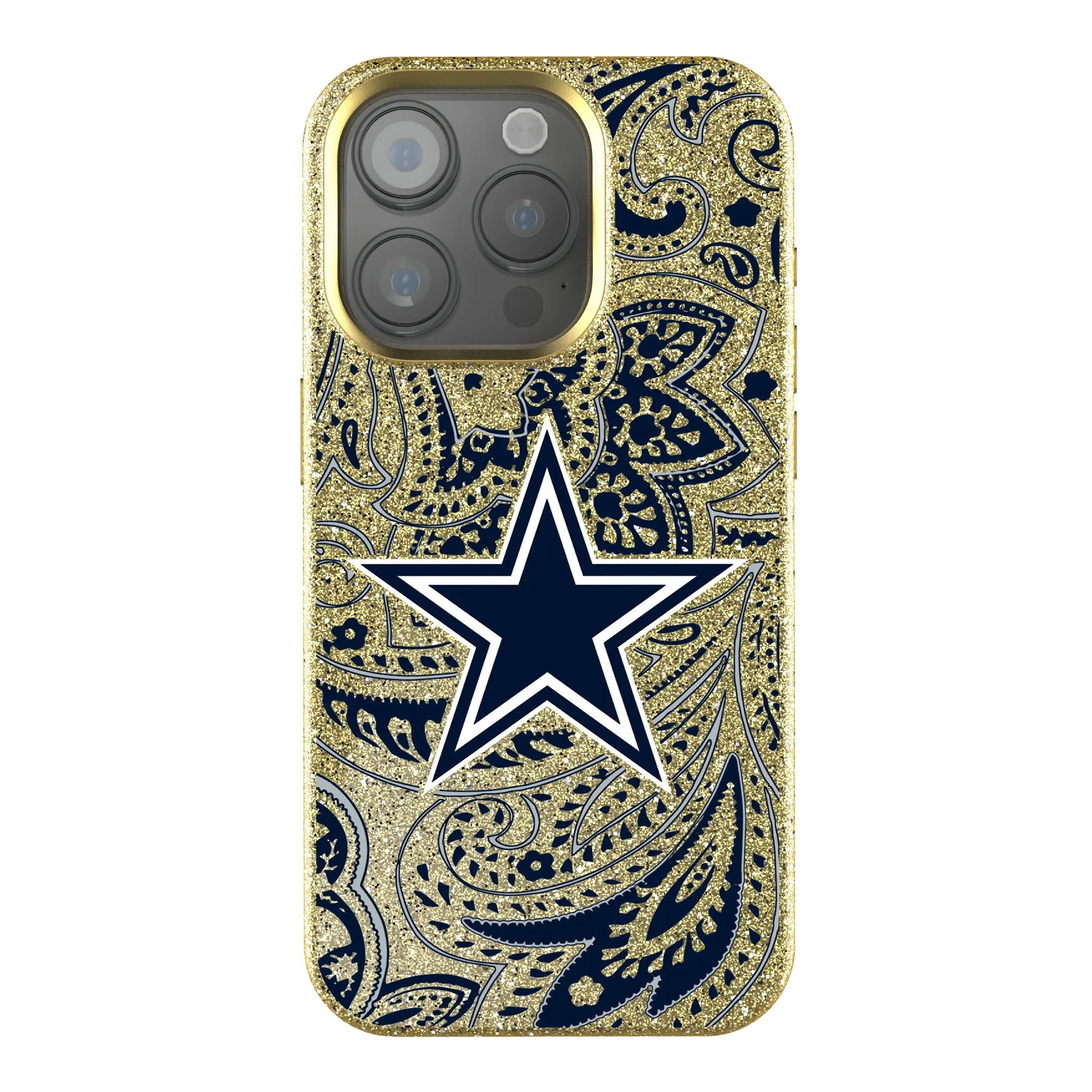 Dallas Cowboys Paisley iPhone Bling Phone Case for Apple iPhone
