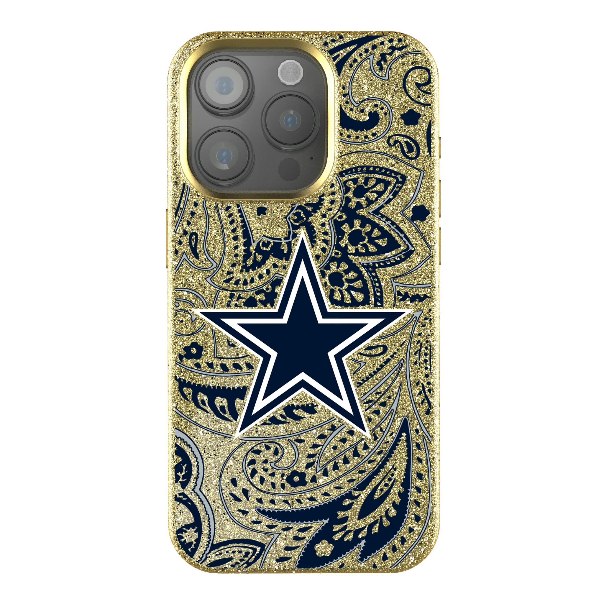 Dallas Cowboys Paisley iPhone Bling Phone Case for Apple iPhone
