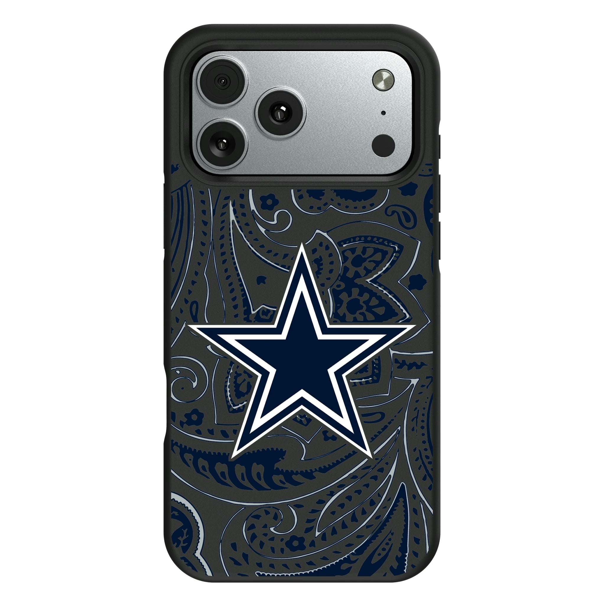 Dallas Cowboys Paisley iPhone Bump Phone Case for Apple iPhone#Device_iPhone 17 Pro Max