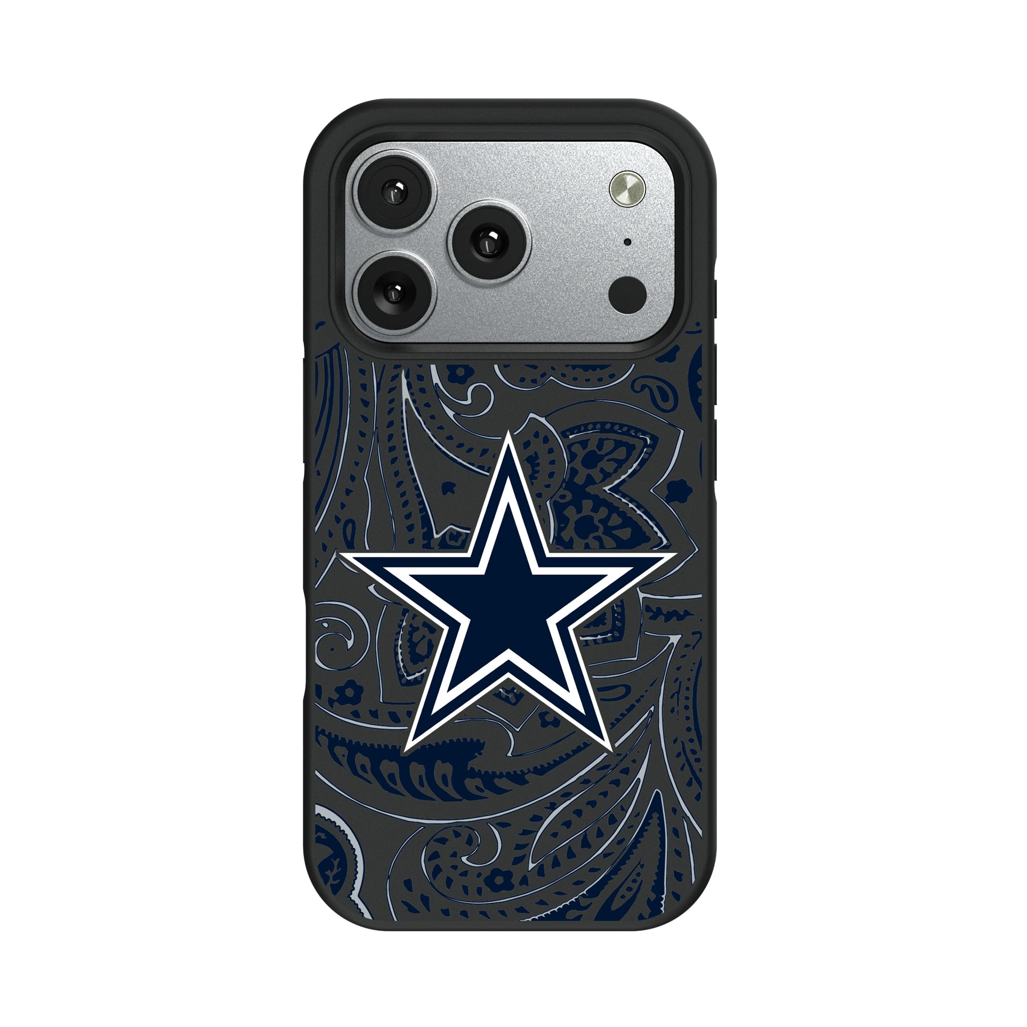 Dallas Cowboys Paisley iPhone Bump Phone Case for Apple iPhone#Device_iPhone 17 Pro