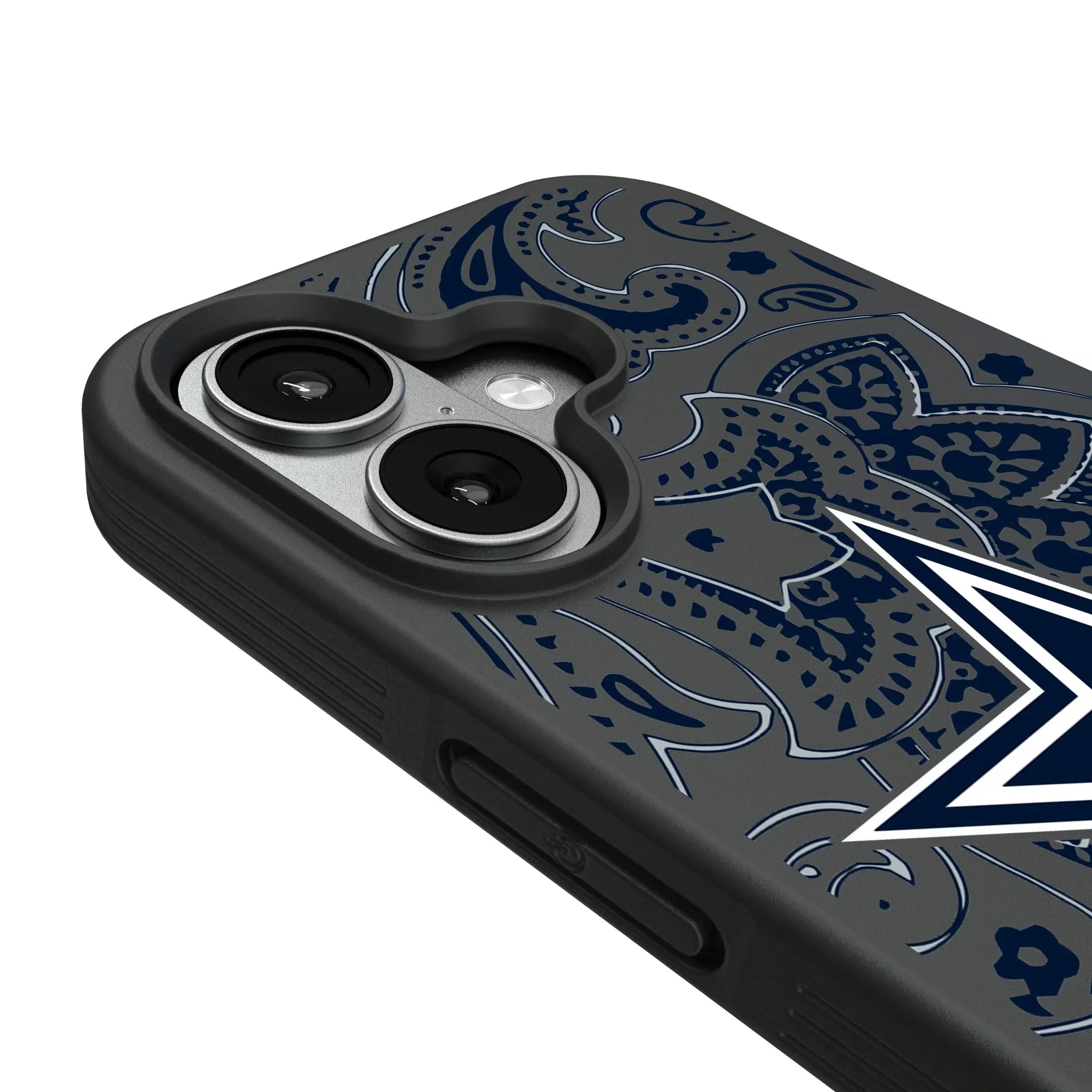 Dallas Cowboys Paisley iPhone Bump Phone Case for Apple iPhone - Detail#Device_iPhone 17