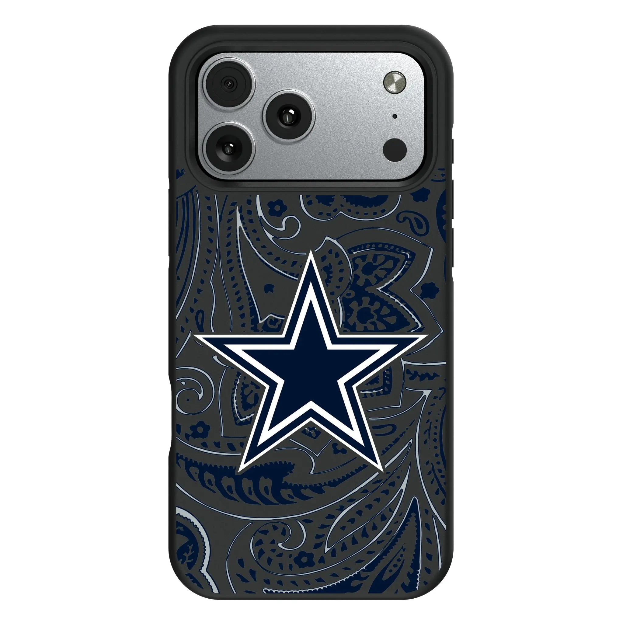 Dallas Cowboys Paisley iPhone Bump Phone Case for Apple iPhone#Device_iPhone 17 Pro Max
