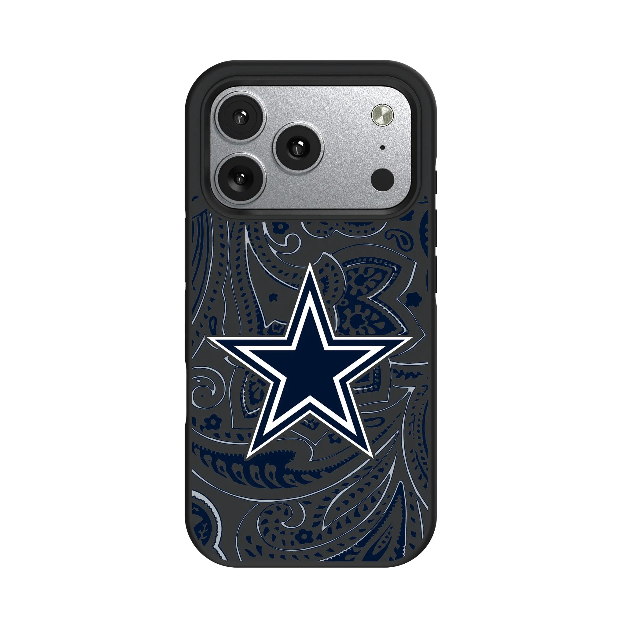 Dallas Cowboys Paisley iPhone Bump Phone Case for Apple iPhone#Device_iPhone 17 Pro