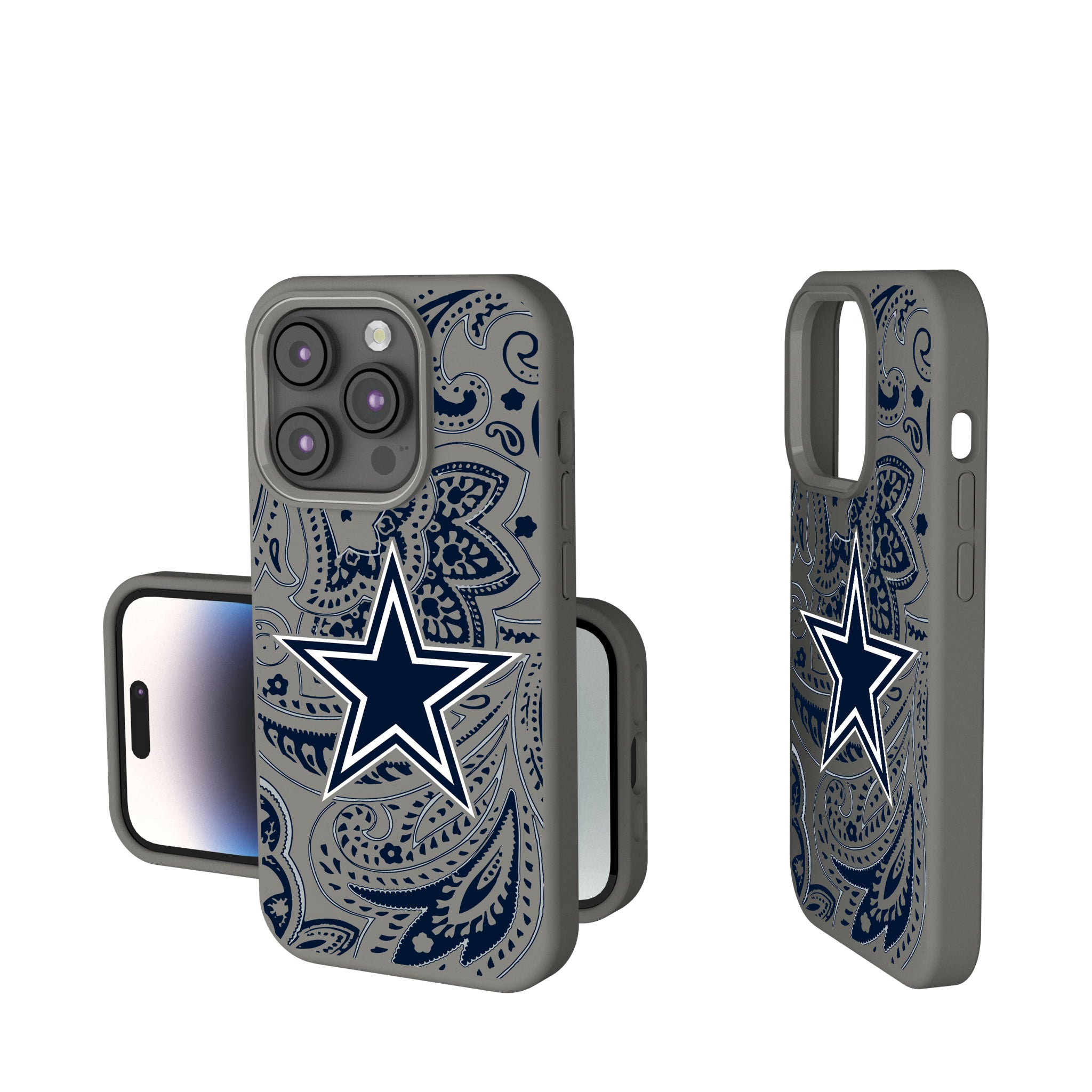Dallas Cowboys Paisley iPhone Soft Touch Phone Case for Apple iPhone