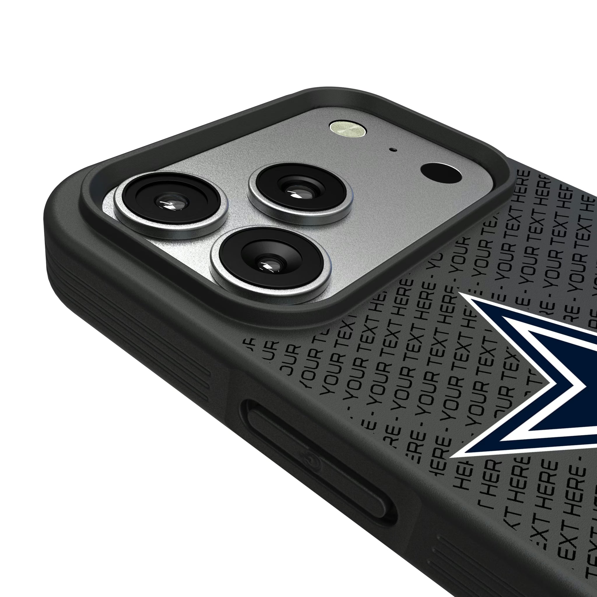 Dallas Cowboys Personalized EndZone Plus iPhone Bump Phone Case for Apple iPhone - Detail#Device_iPhone 17 Pro