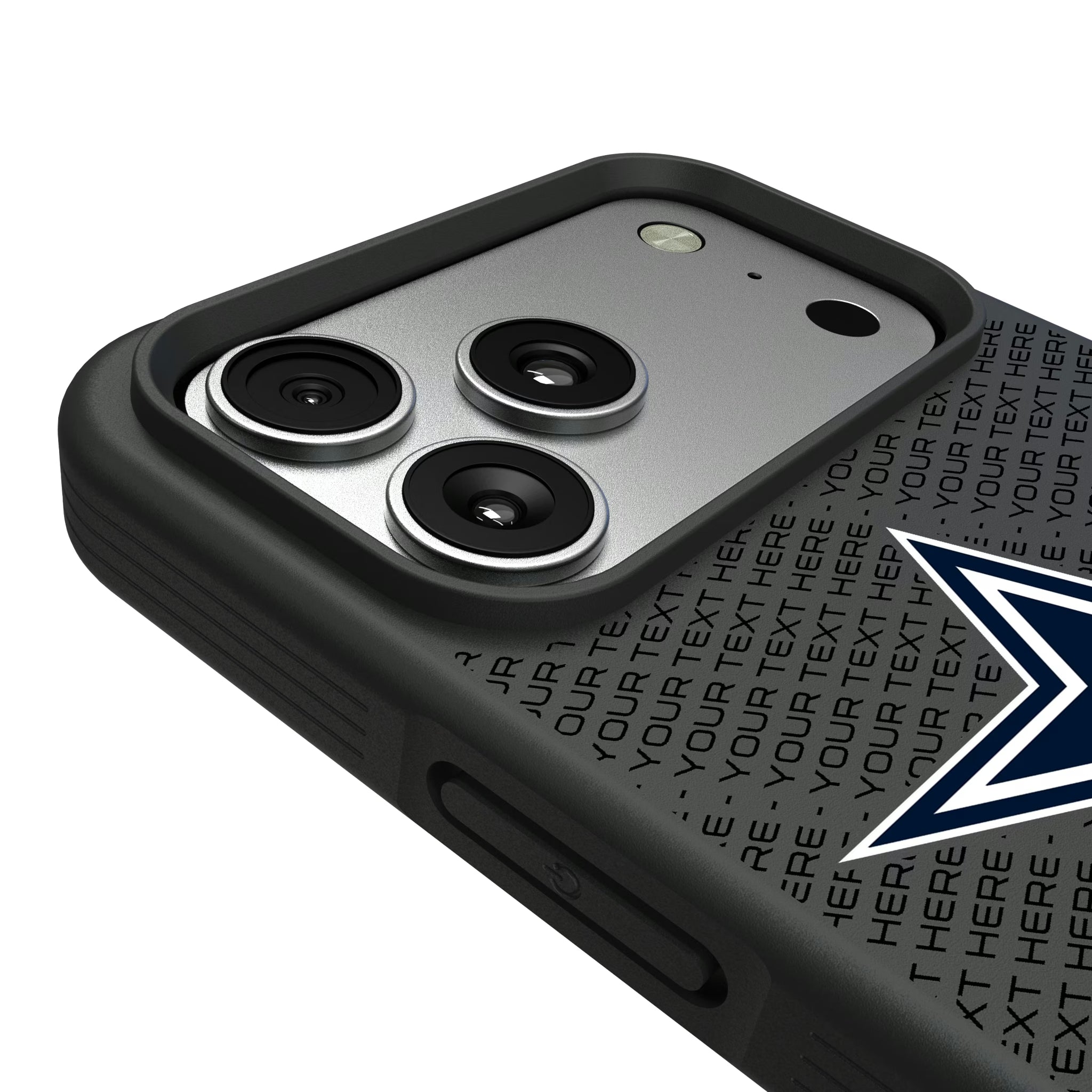 Dallas Cowboys Personalized EndZone Plus iPhone Bump Phone Case for Apple iPhone - Detail#Device_iPhone 17 Pro Max