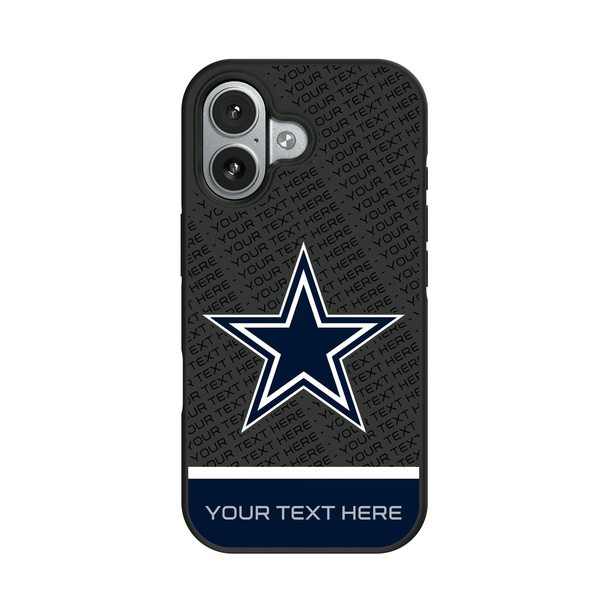 Dallas Cowboys Personalized EndZone Plus iPhone Bump Phone Case for Apple iPhone#Device_iPhone 17
