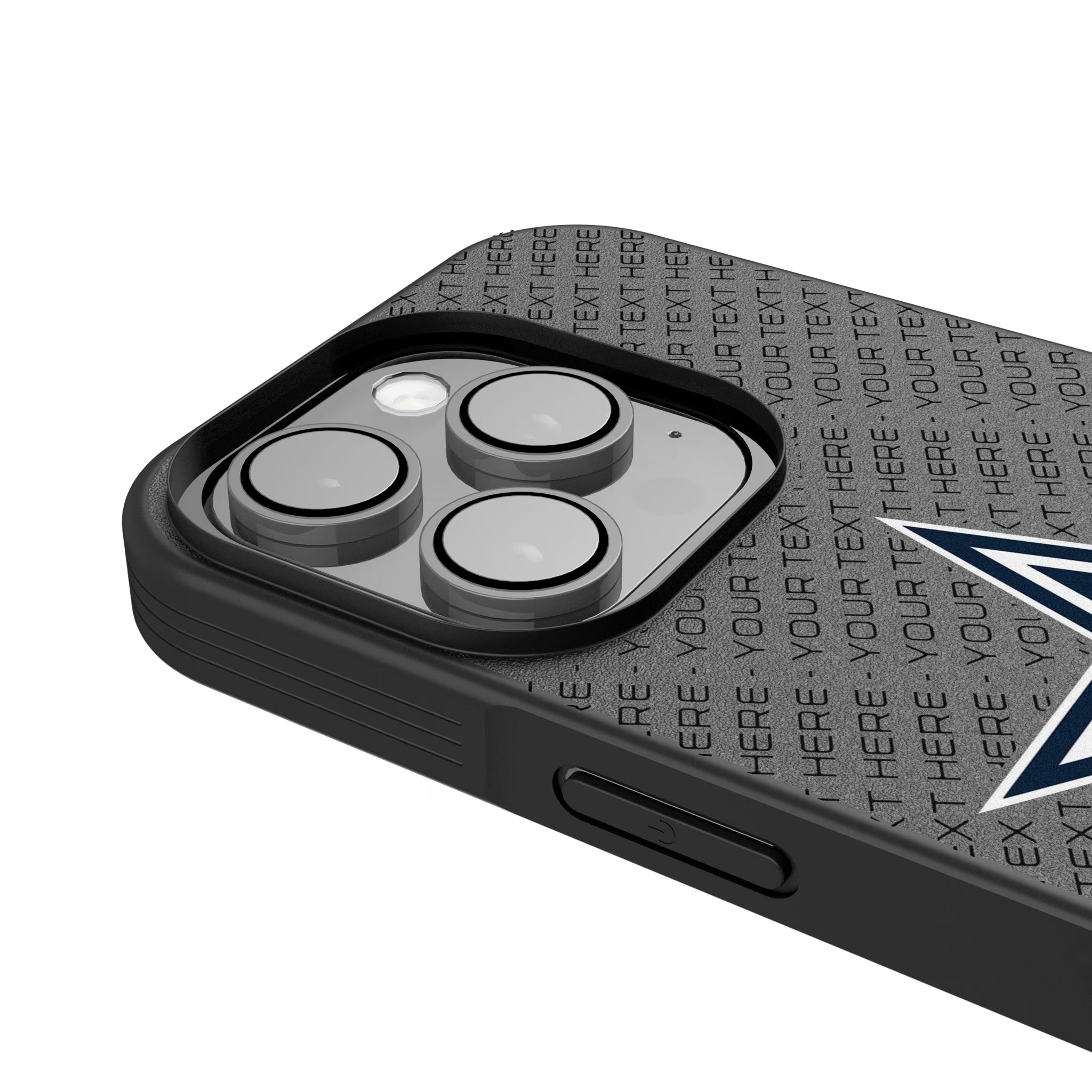 Dallas Cowboys Personalized EndZone Plus iPhone Bump Phone Case for Apple iPhone - Detail