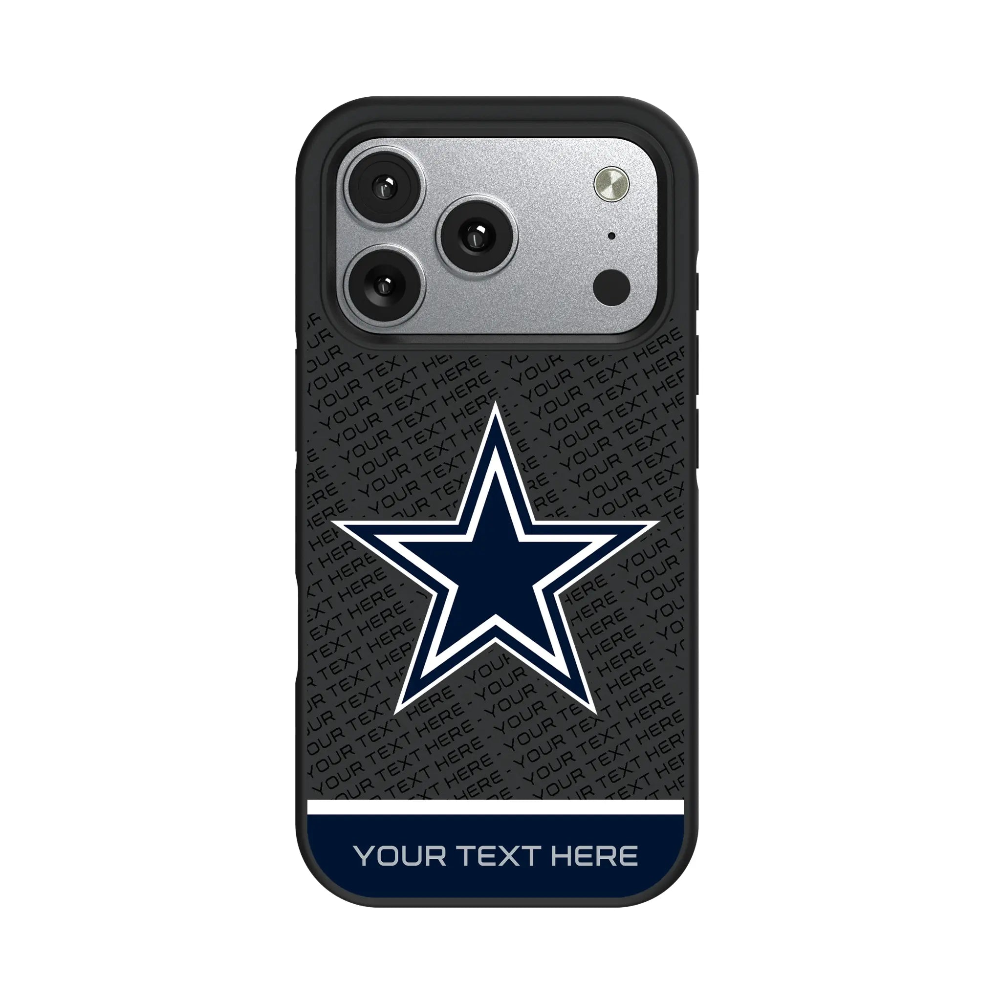 Dallas Cowboys Personalized EndZone Plus iPhone Bump Phone Case for Apple iPhone#Device_iPhone 17 Pro