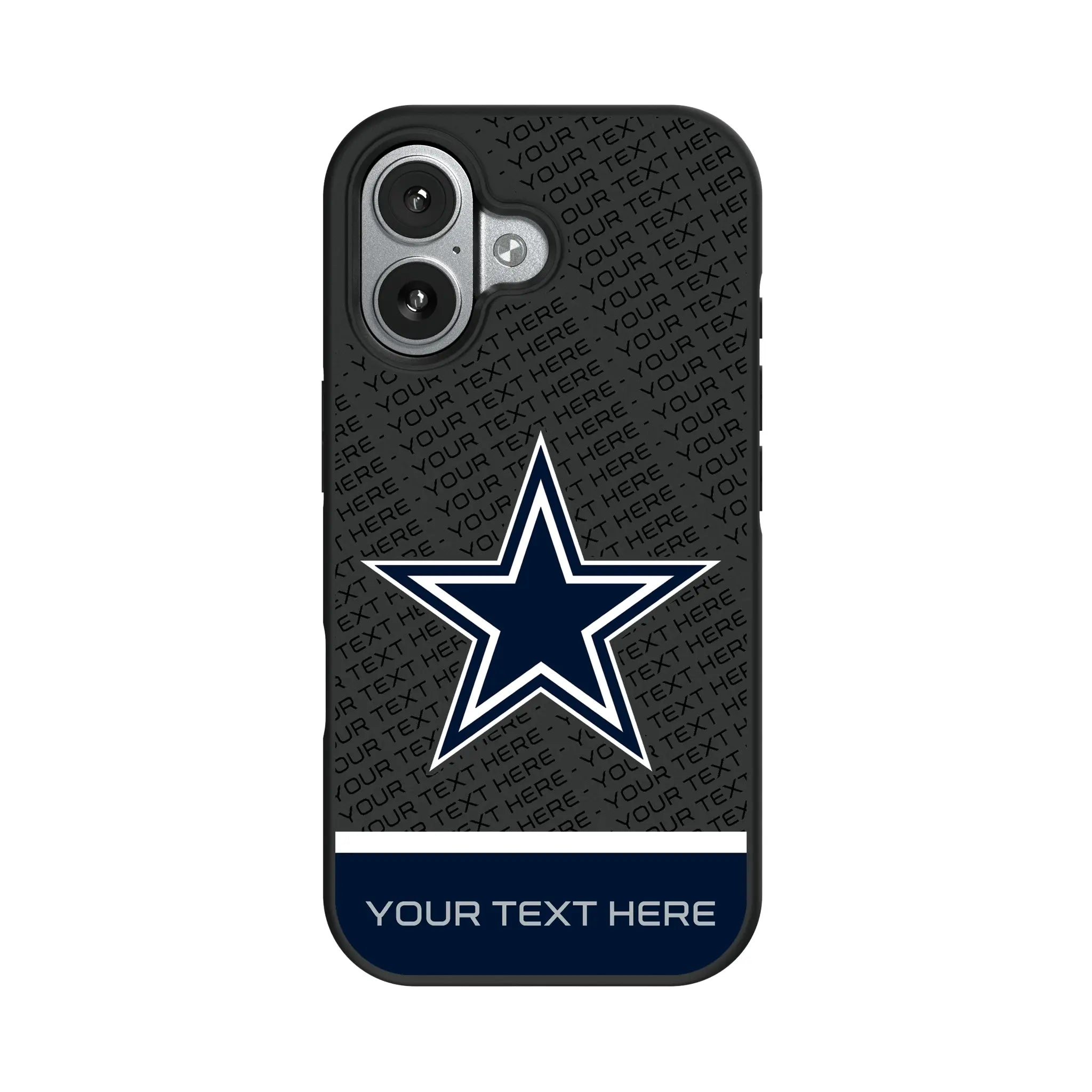 Dallas Cowboys Personalized EndZone Plus iPhone Bump Phone Case for Apple iPhone#Device_iPhone 17